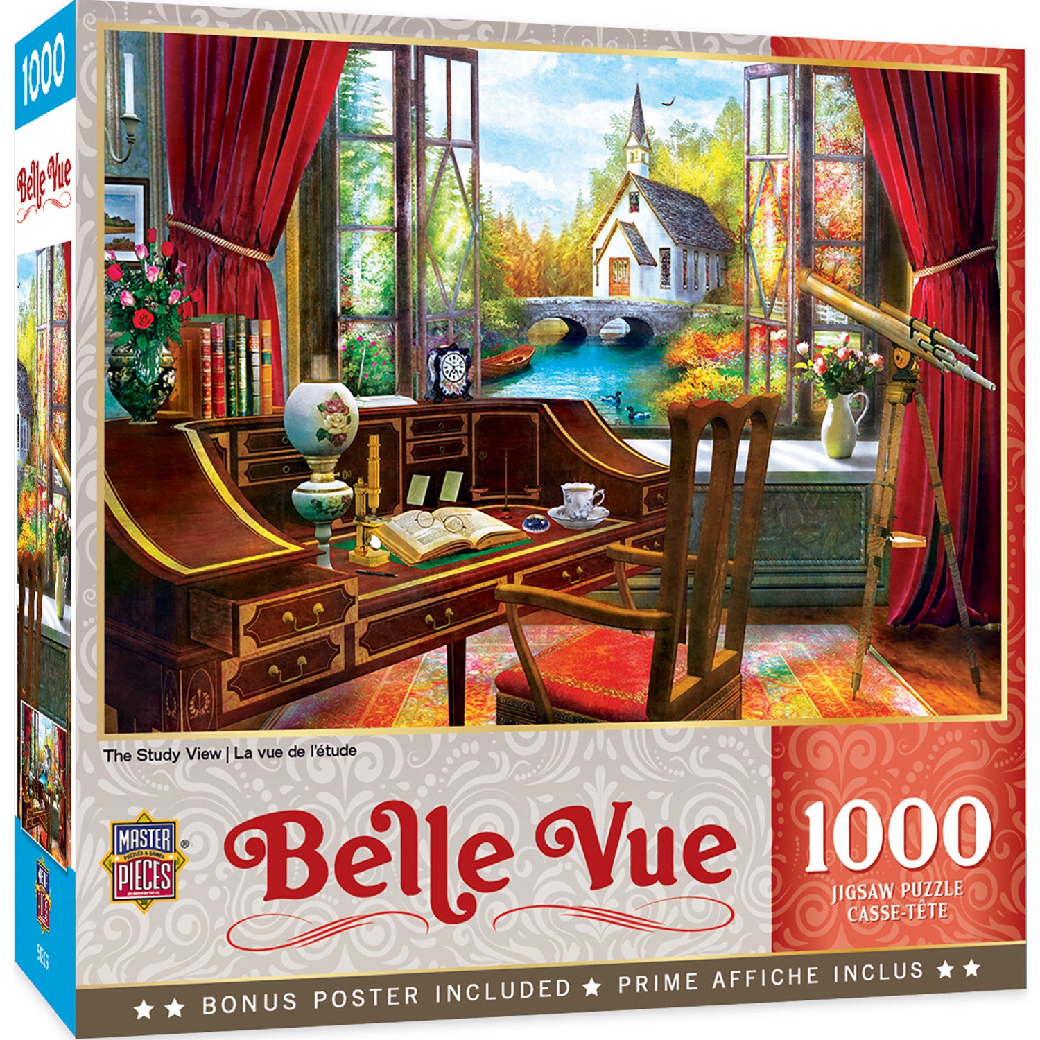 Belle Vue - The Study View 1000 Piece Jigsaw Puzzle
