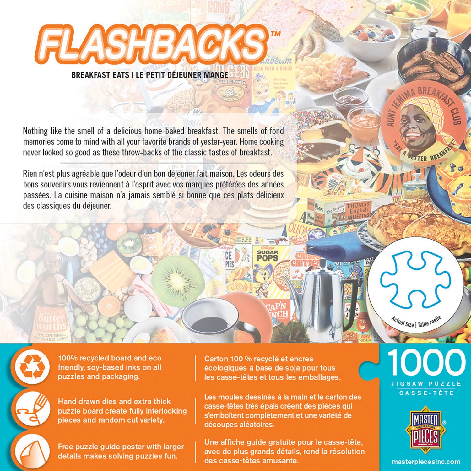 Flashbacks - Breakfast Eats 1000 Piece Puzzle