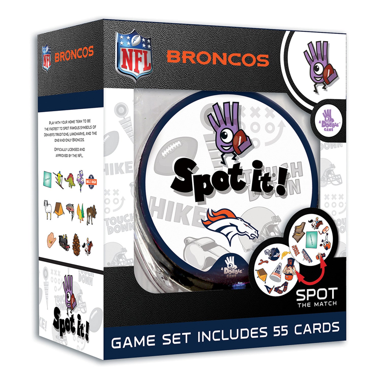 Denver Broncos Spot It! Card Game