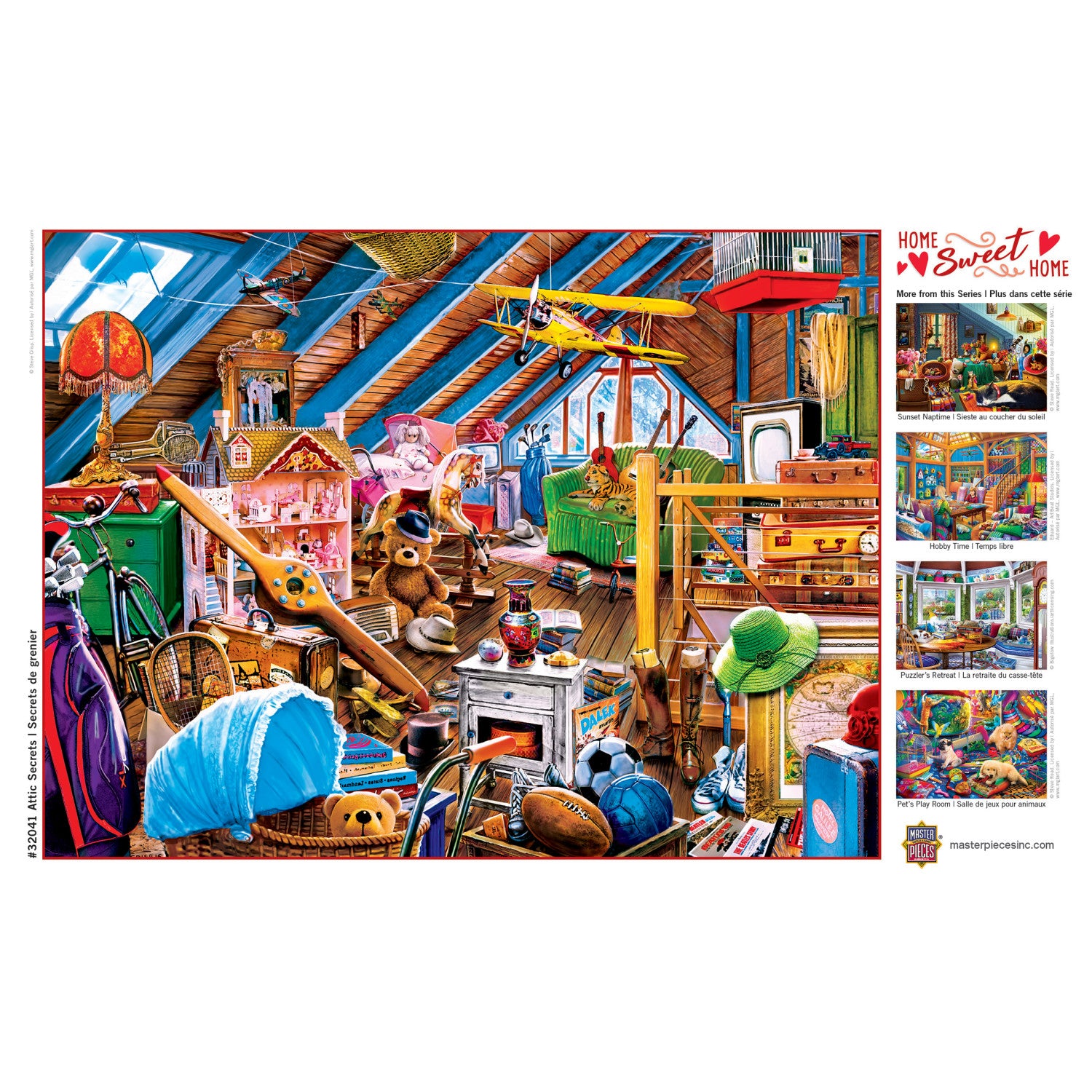 Home Sweet Home - Attic Secrets 550 Piece Jigsaw Puzzle