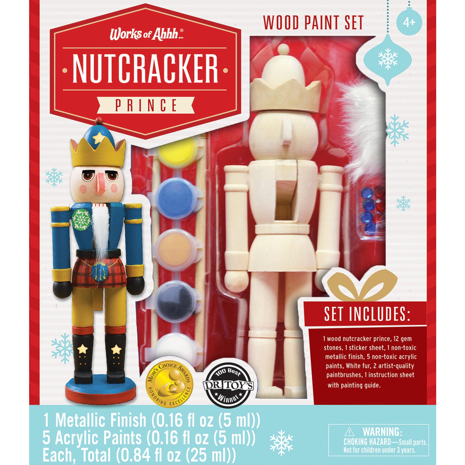 Holiday Craft Kit - Nutcracker Prince Wood Craft & Paint Kit
