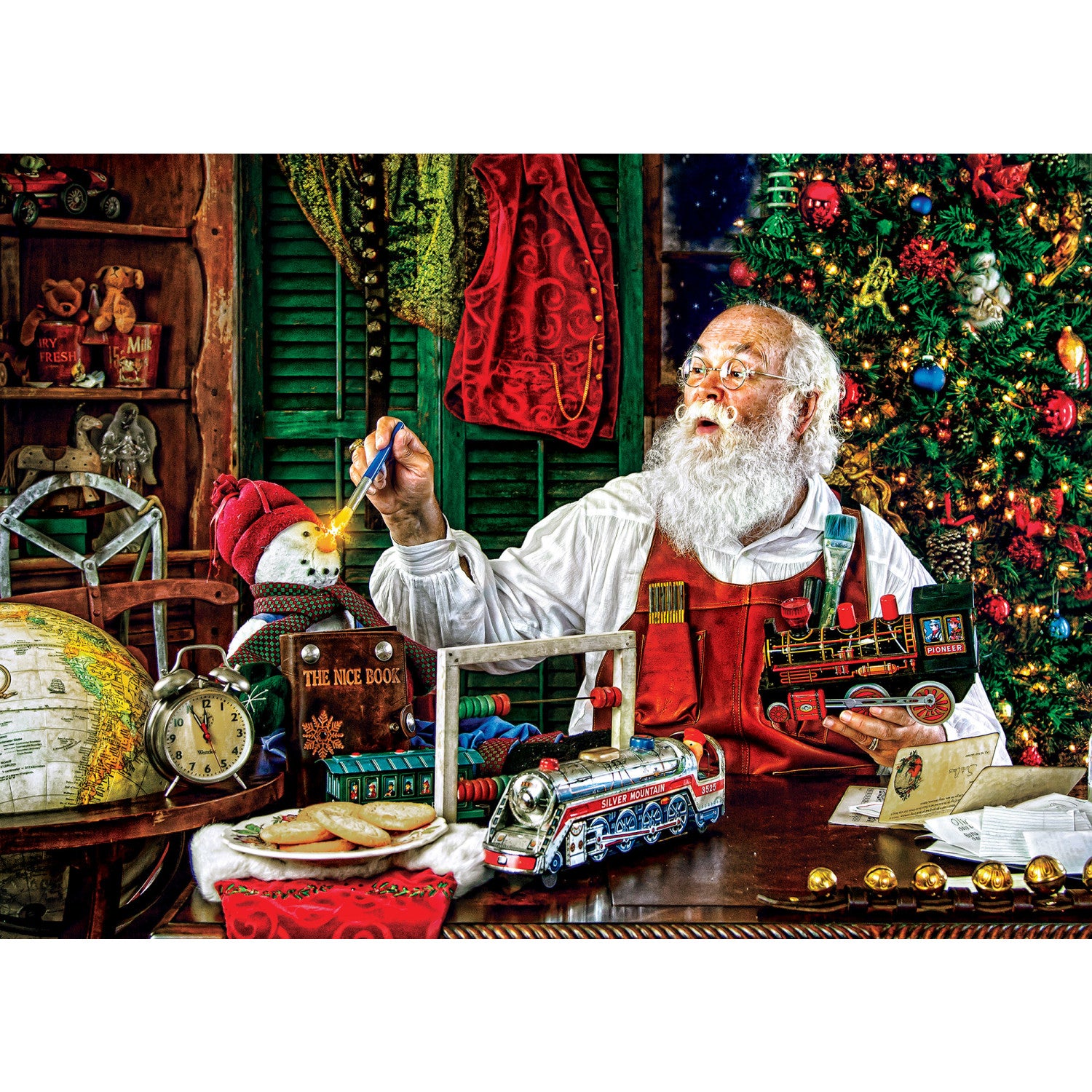Christmas - Santa's Workshop 1000 Piece Puzzle