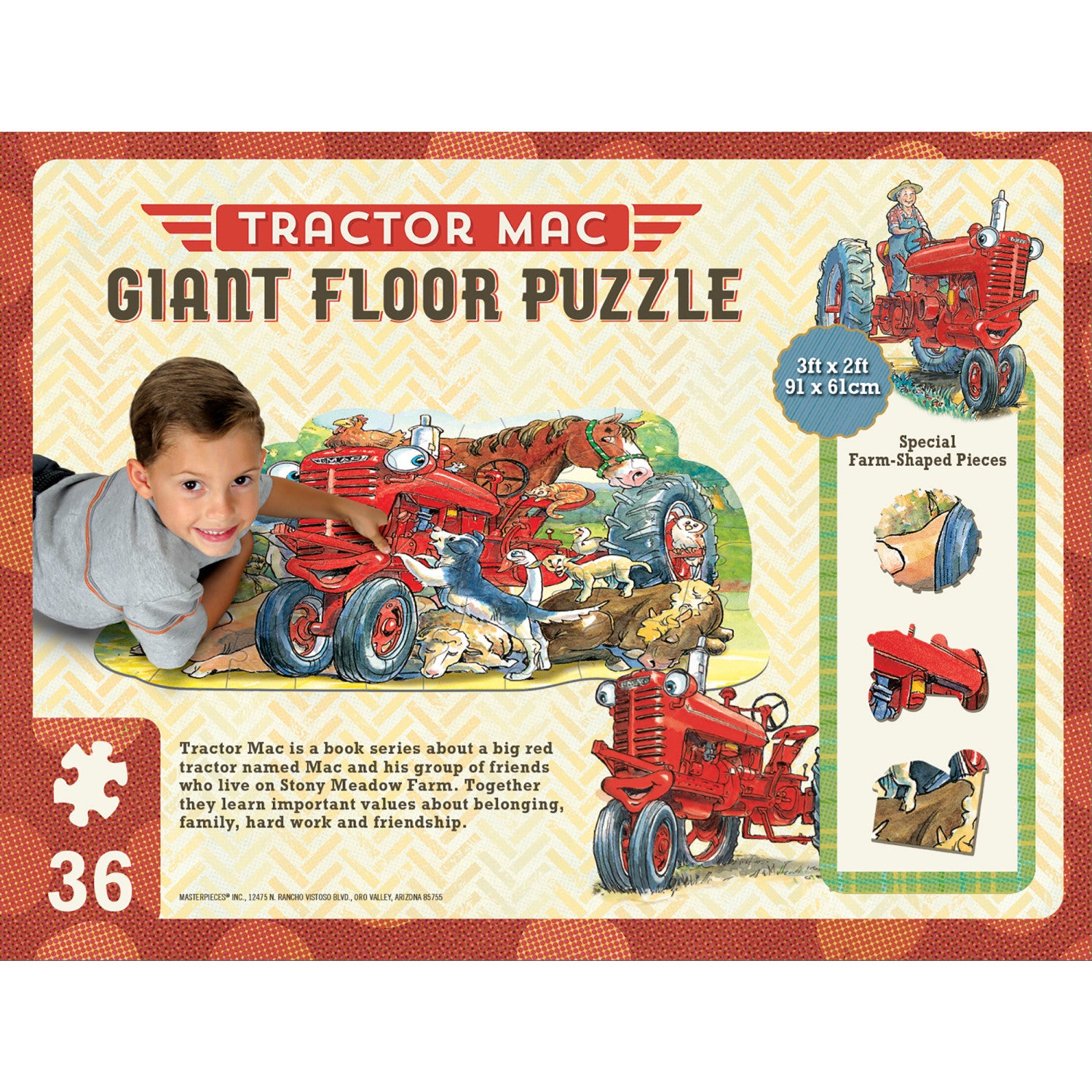 Tractor Mac 36 Piece Floor Jigsaw Puzzle