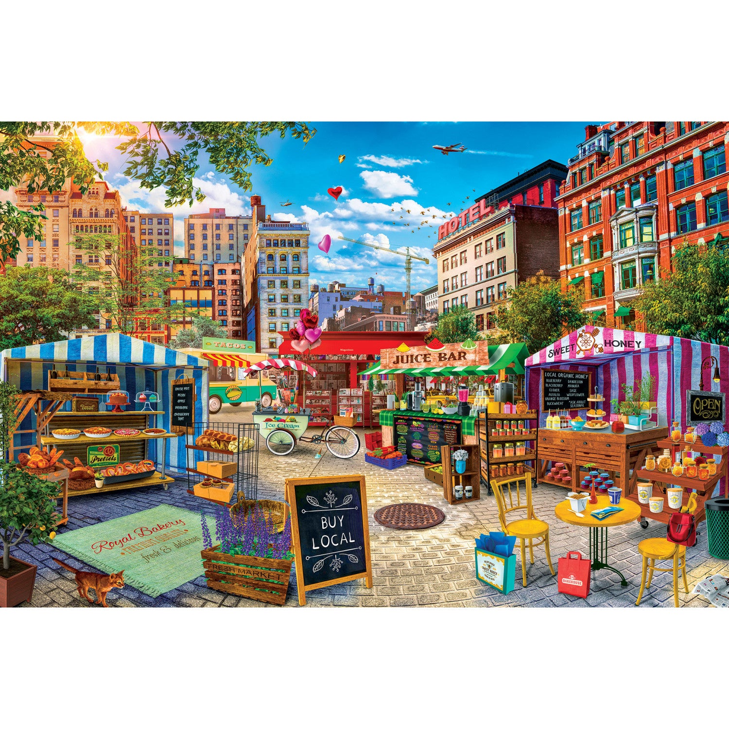 Signature - Buy Local Honey 5000 Piece Puzzle – Flawed