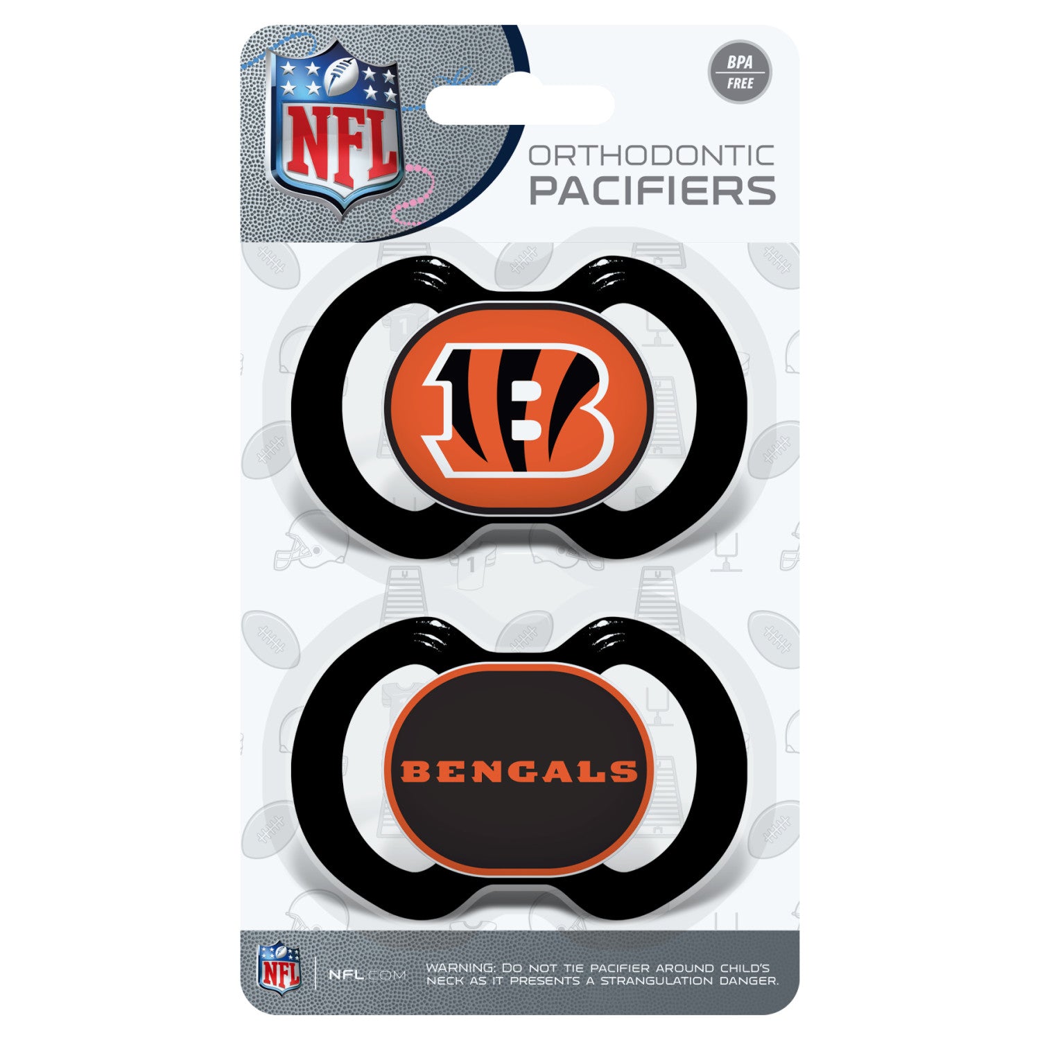 Cincinnati Bengals NFL Pacifier 2-Pack