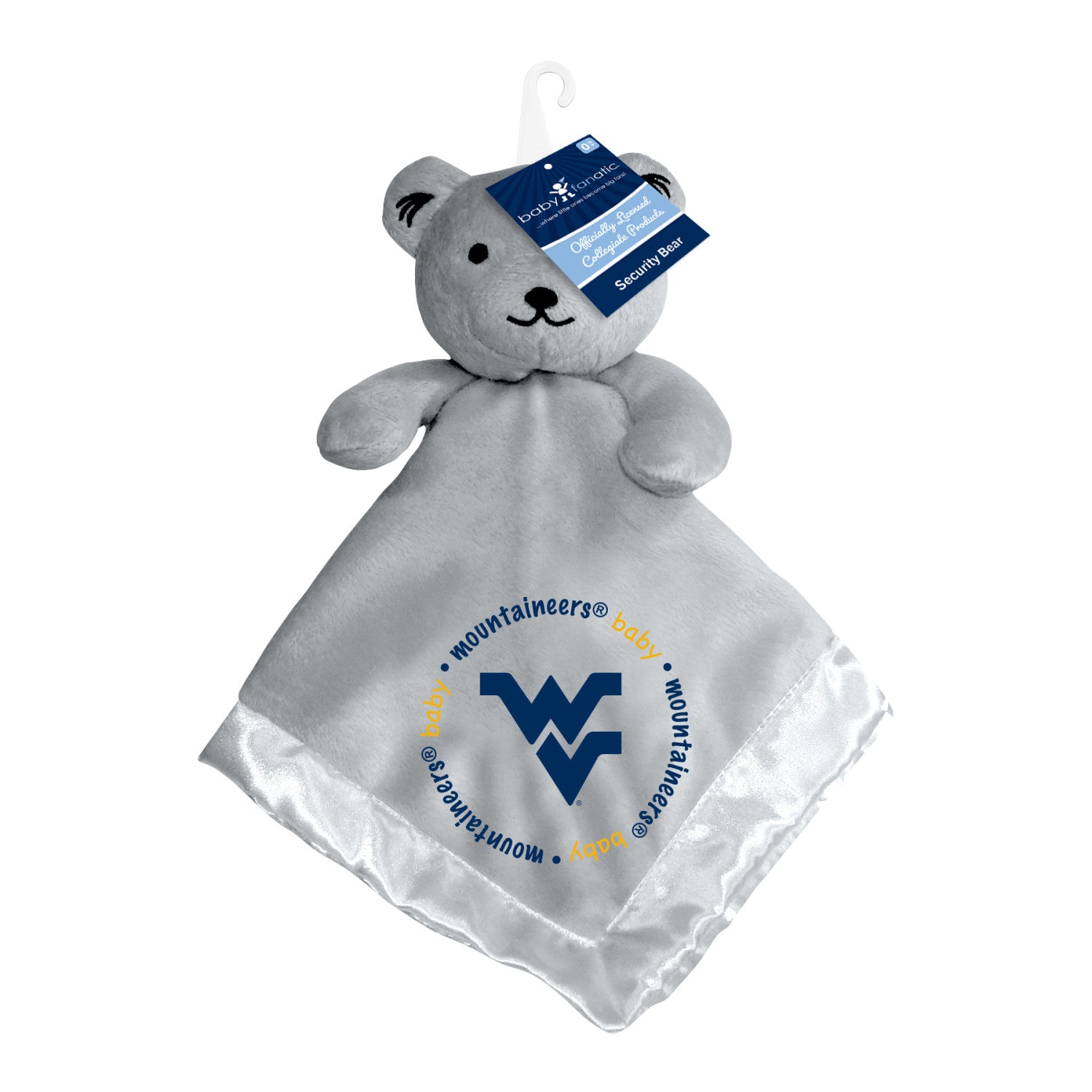 West Virginia Mountaineers NCAA Security Bear - Gray