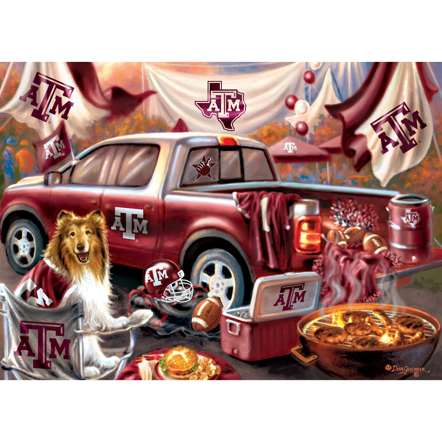 Texas A&M Aggies - Gameday 1000 Piece Puzzle