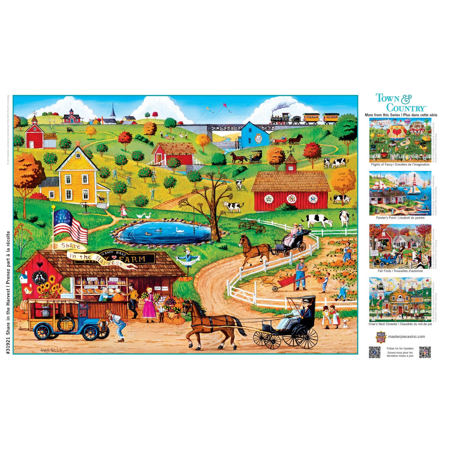 Town & Country - Share in the Harvest 300 Piece EZ Grip Puzzle