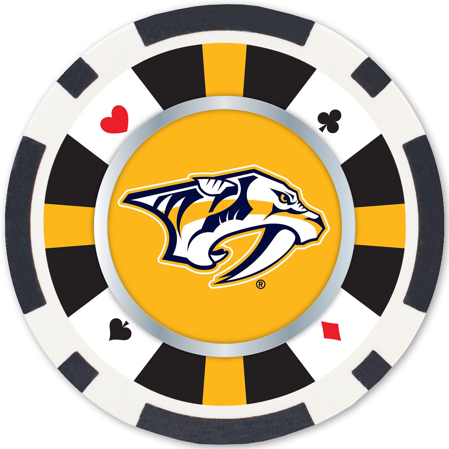 Nashville Predators NHL Poker Chips 100pc