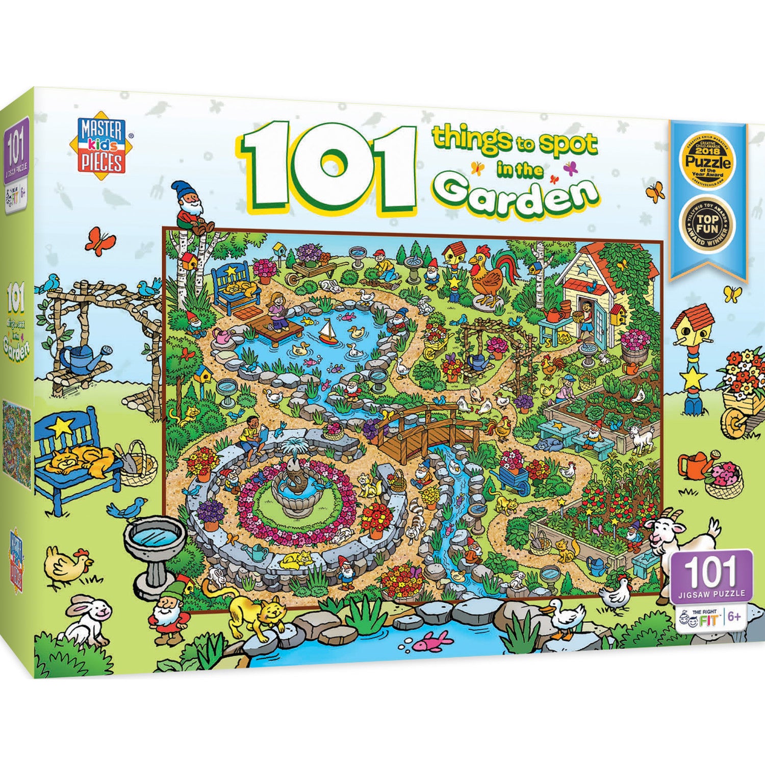 101 Things to Spot - in the Garden 100 Piece Kids Puzzle