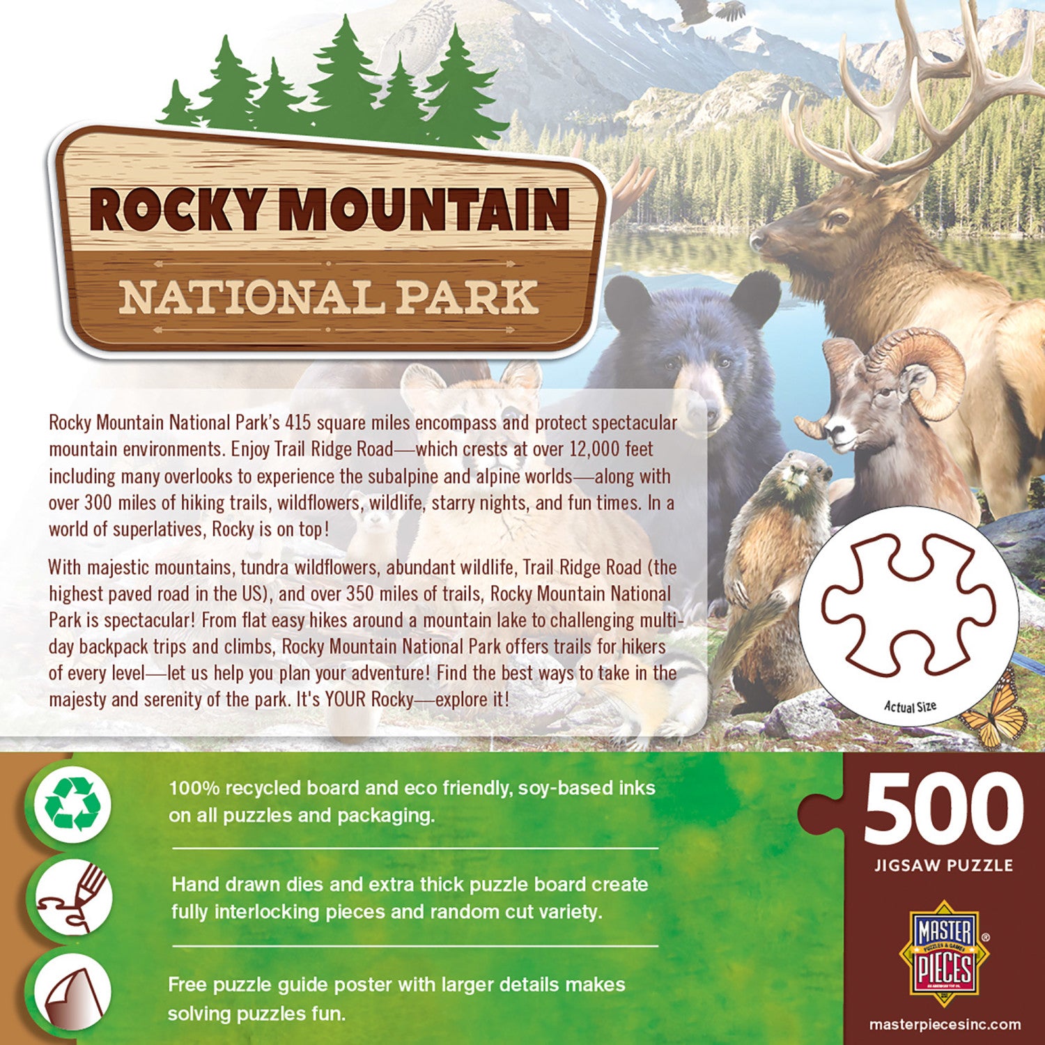 Rocky Mountain National Park 500 Piece Puzzle
