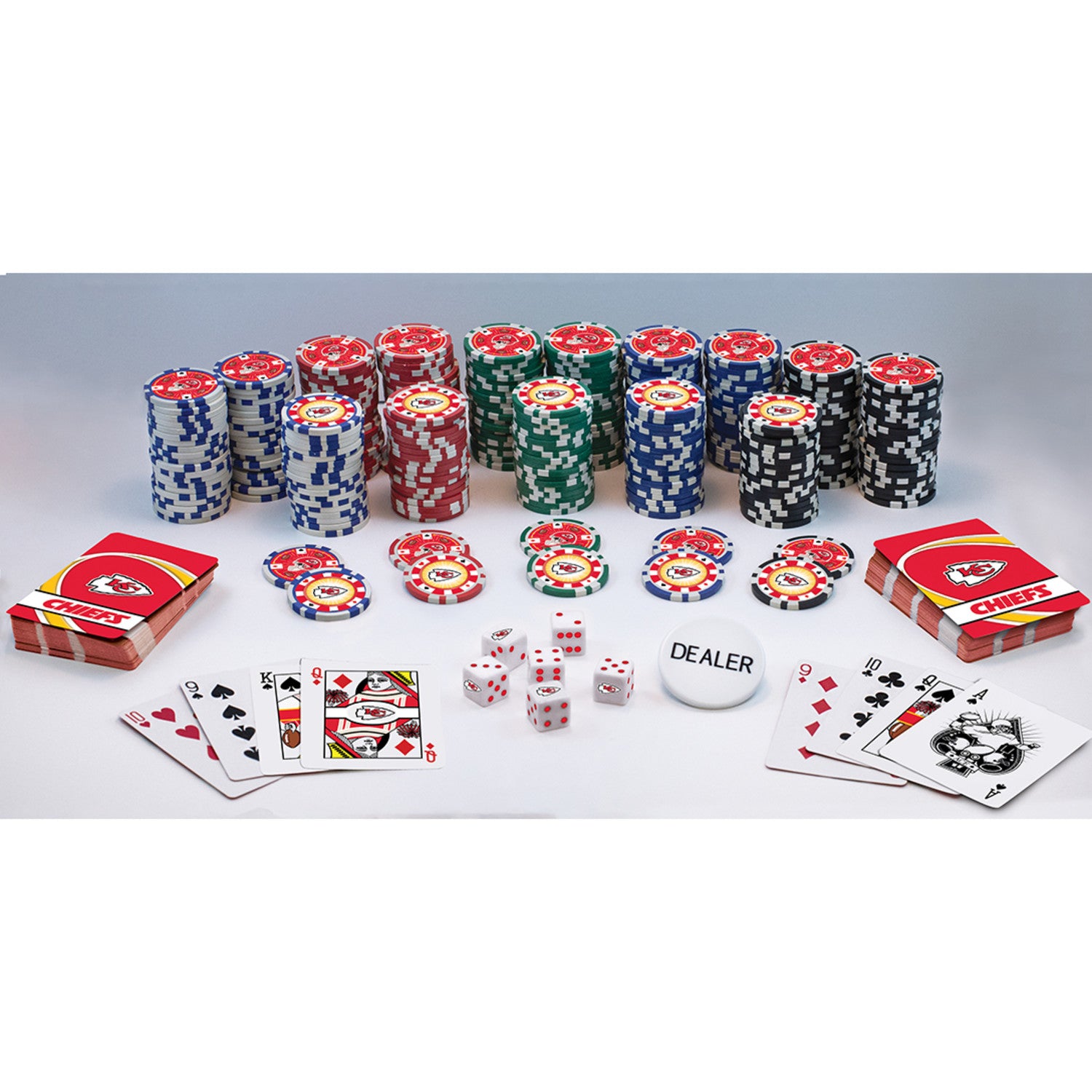 Kansas City Chiefs 300 Piece Poker Set
