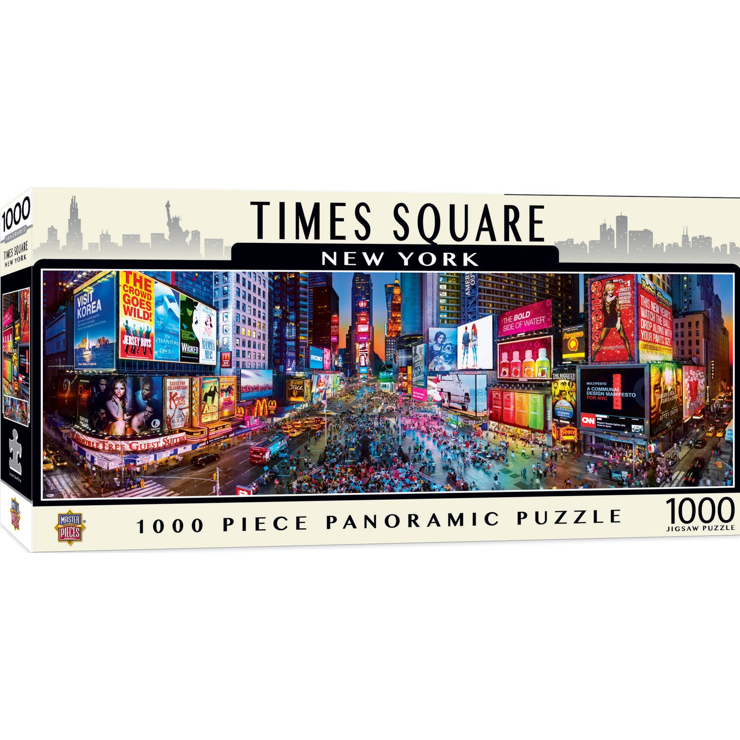 Times Square 1000 Piece Panoramic Puzzle