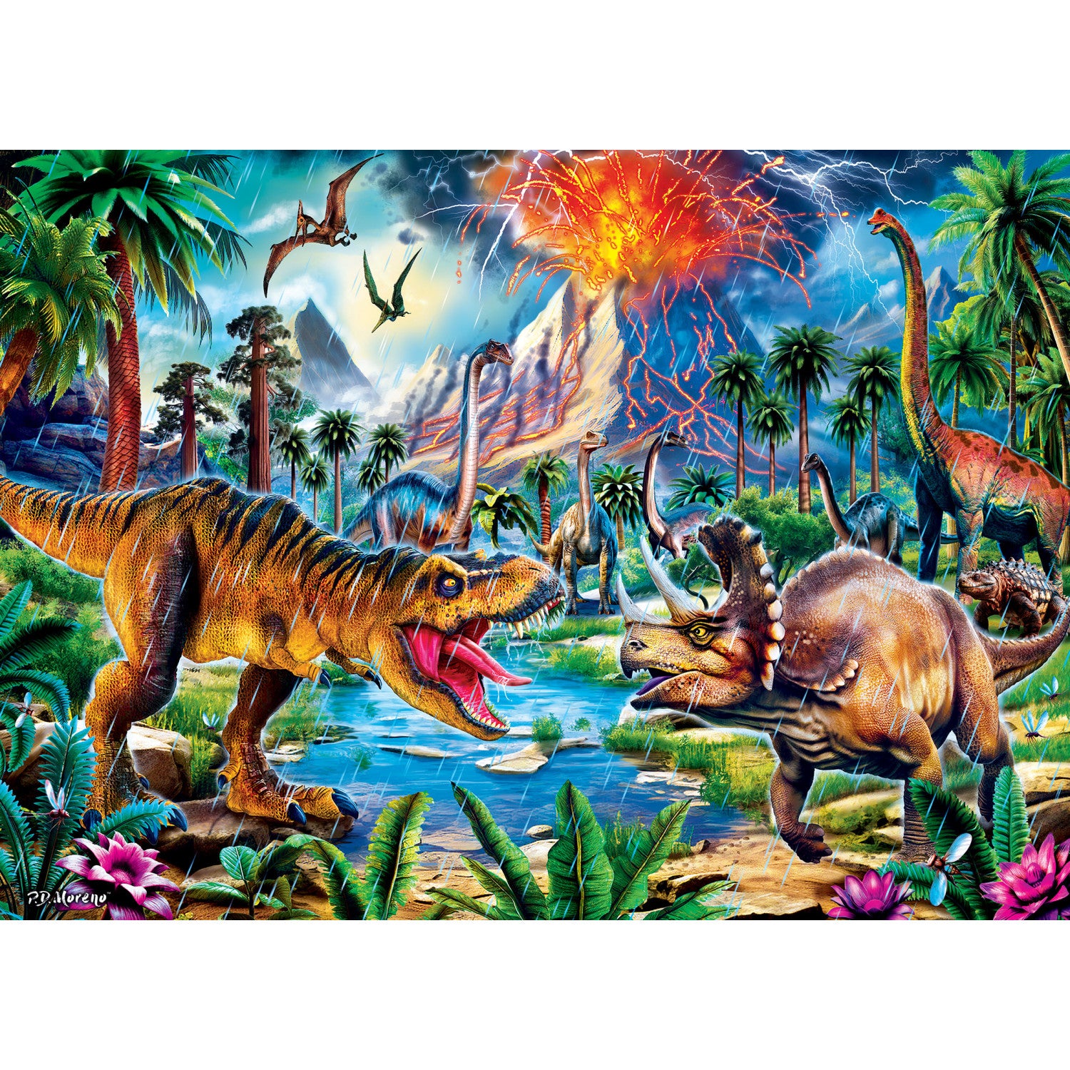 Glow in the Dark - Dinosaurs 1000 Piece Puzzle
