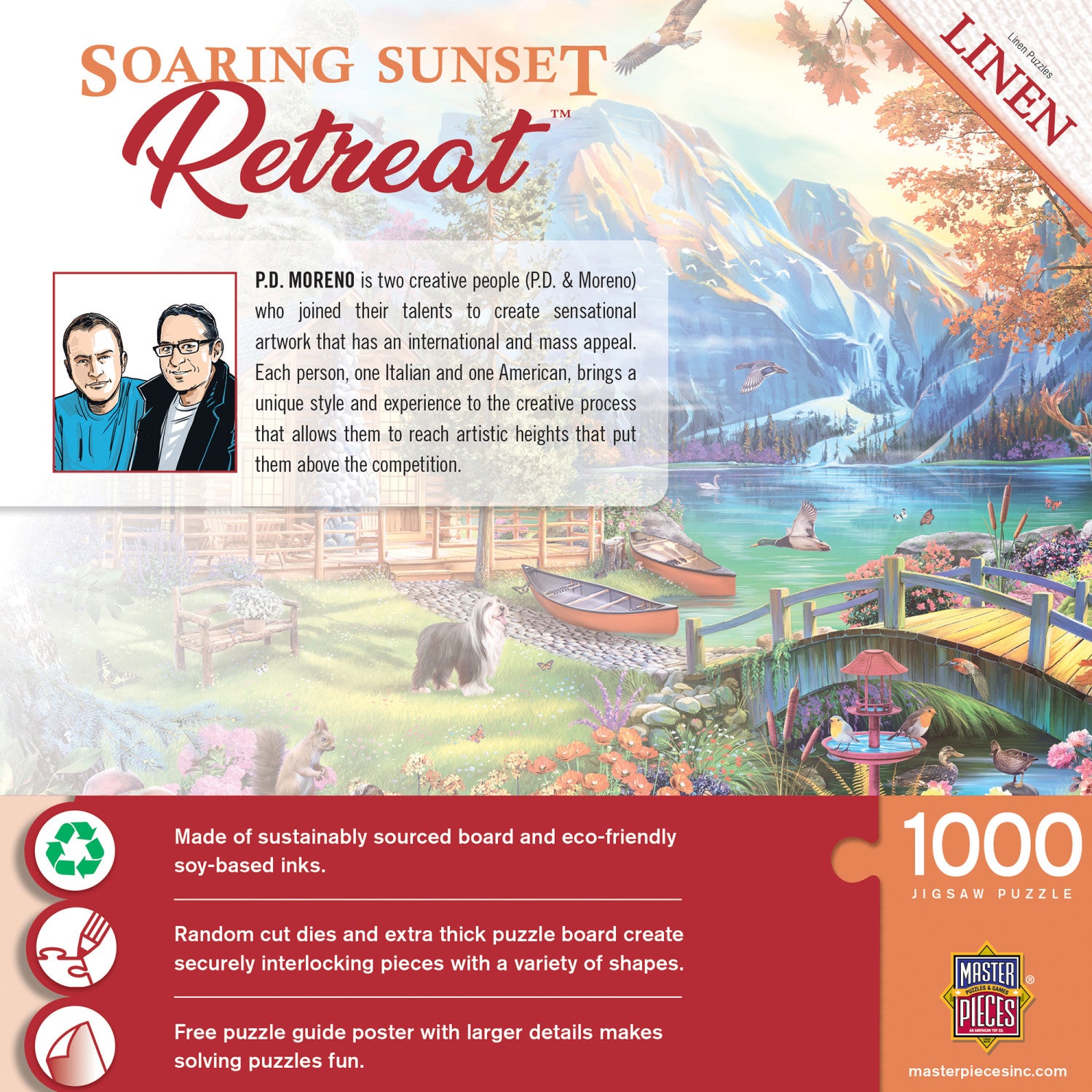 Retreats - Soaring Sunset 1000 Piece Jigsaw Puzzle