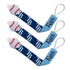Tampa Bay Rays - Pacifier Clip 3-Pack