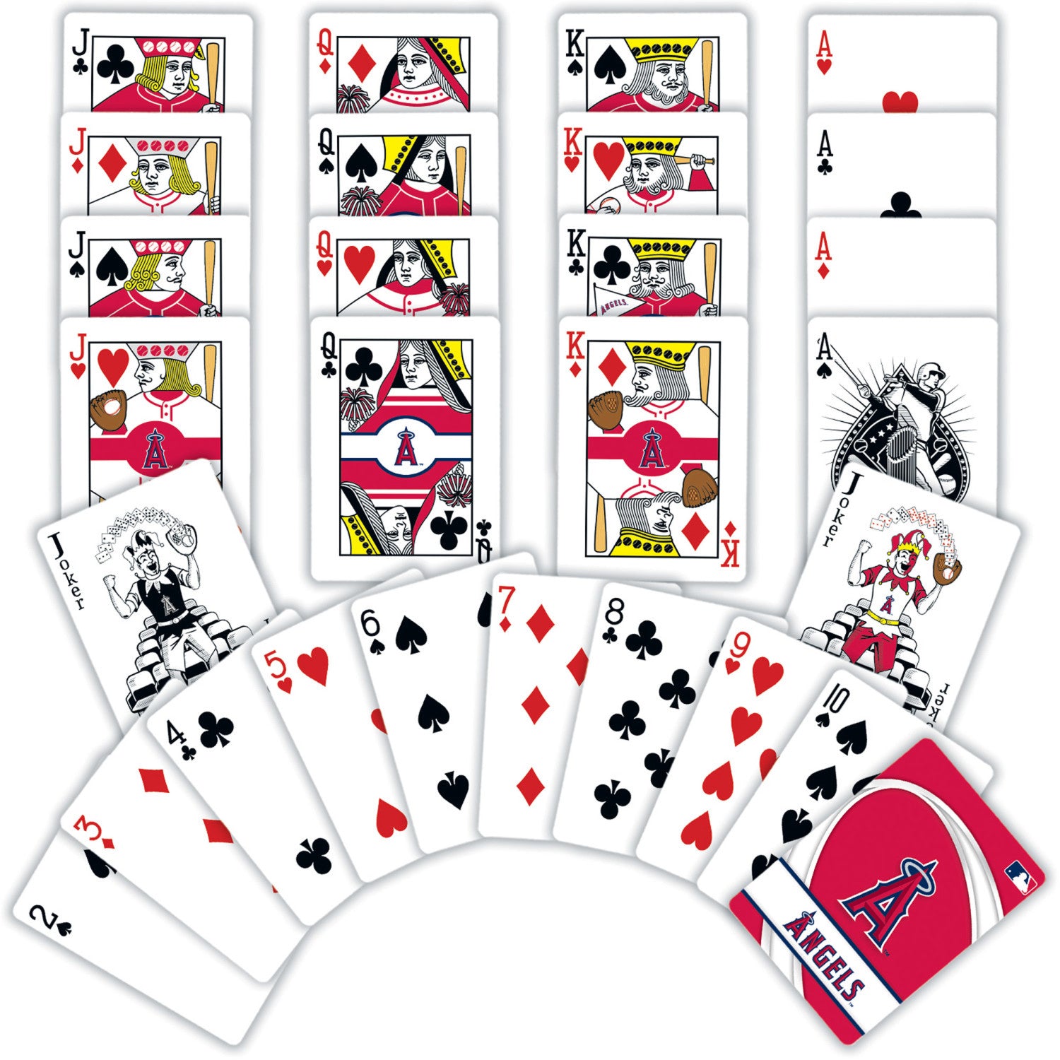 Los Angeles Angels MLB Playing Cards