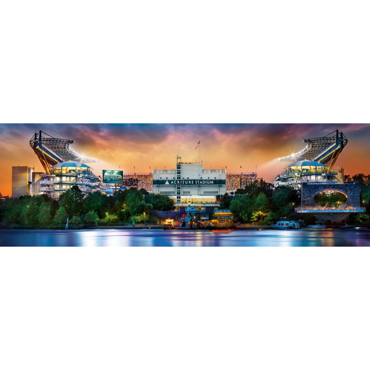 Pittsburgh Steelers NFL 1000pc Panoramic Puzzle - Stadium