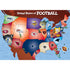 NFL League Map 500pc Puzzle