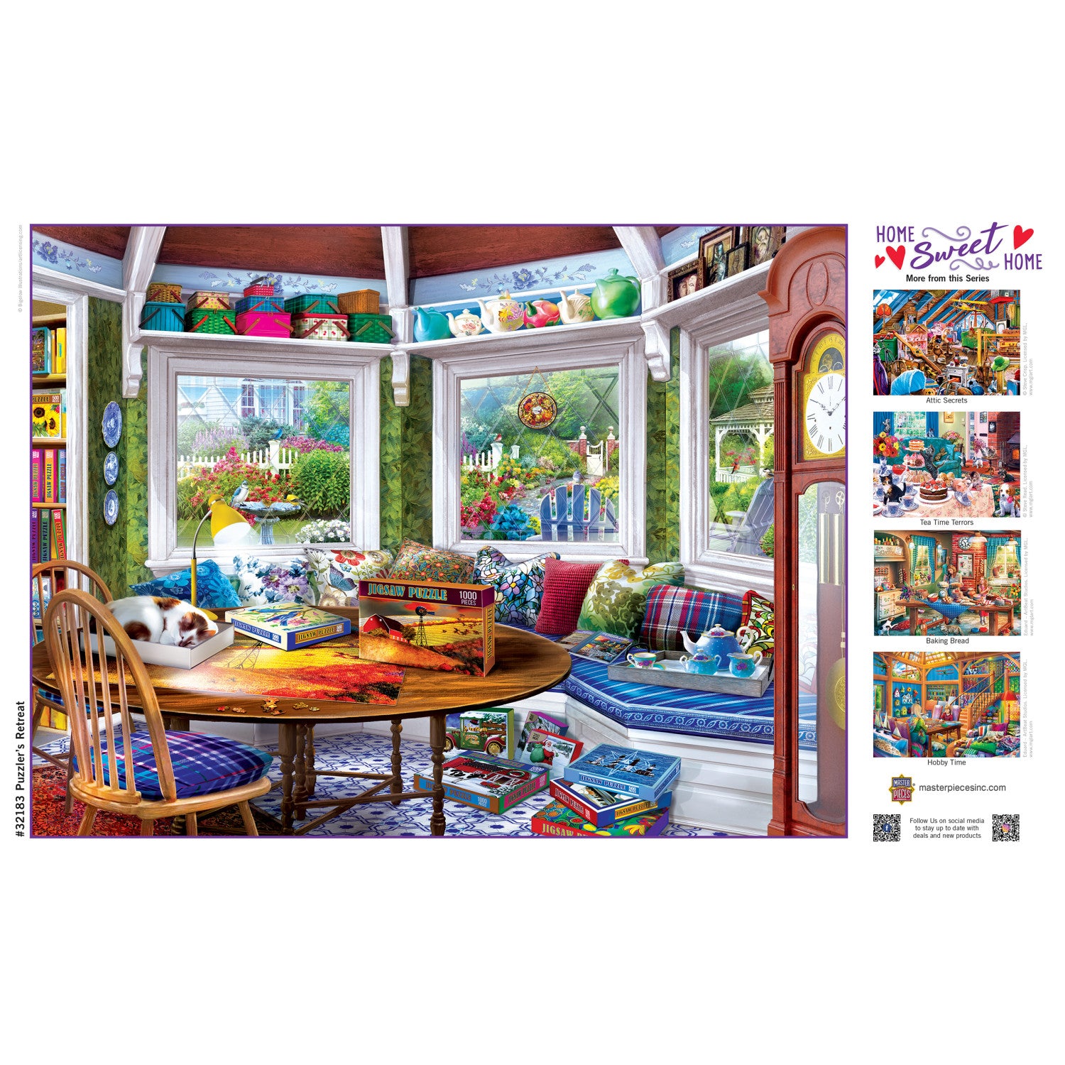 Home Sweet Home - Puzzler's Retreat 550 Piece Jigsaw Puzzle