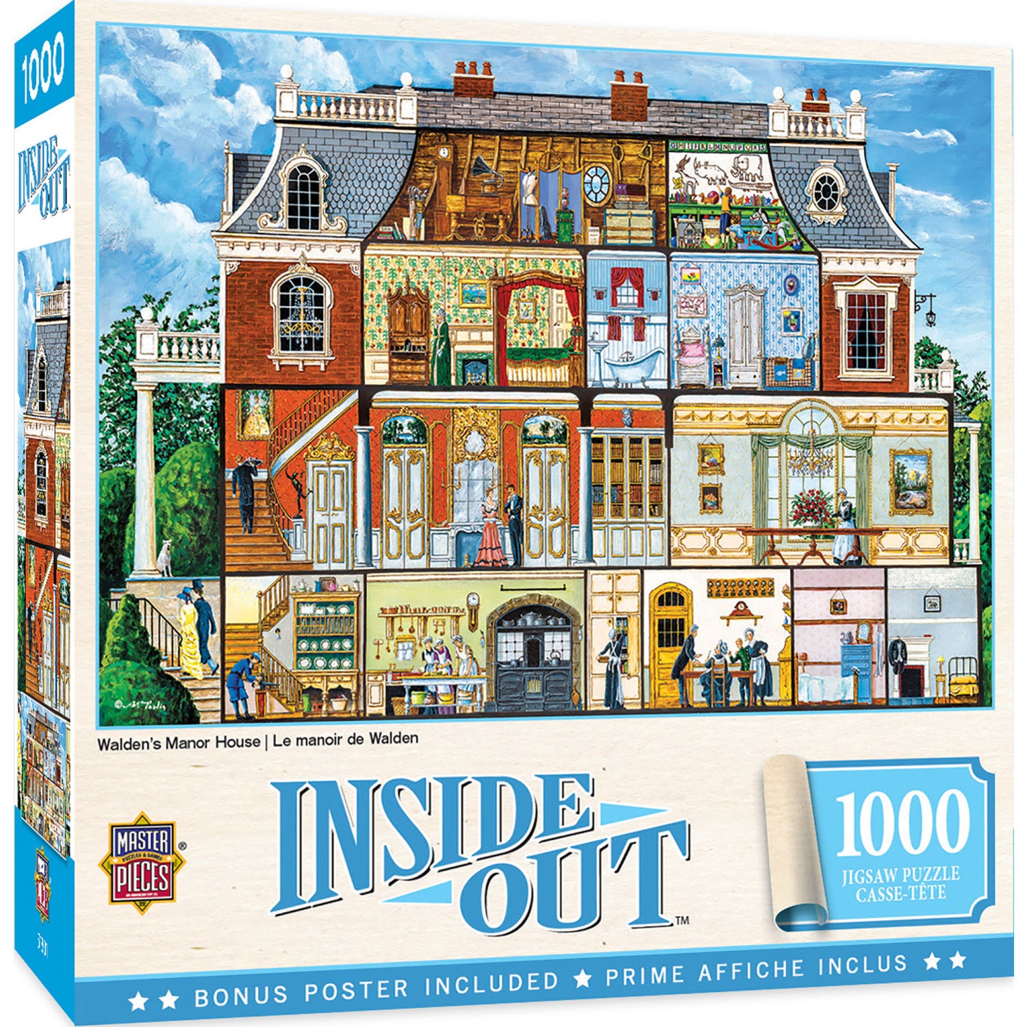 Inside Out - Walden's Manor House 1000 Piece Puzzle