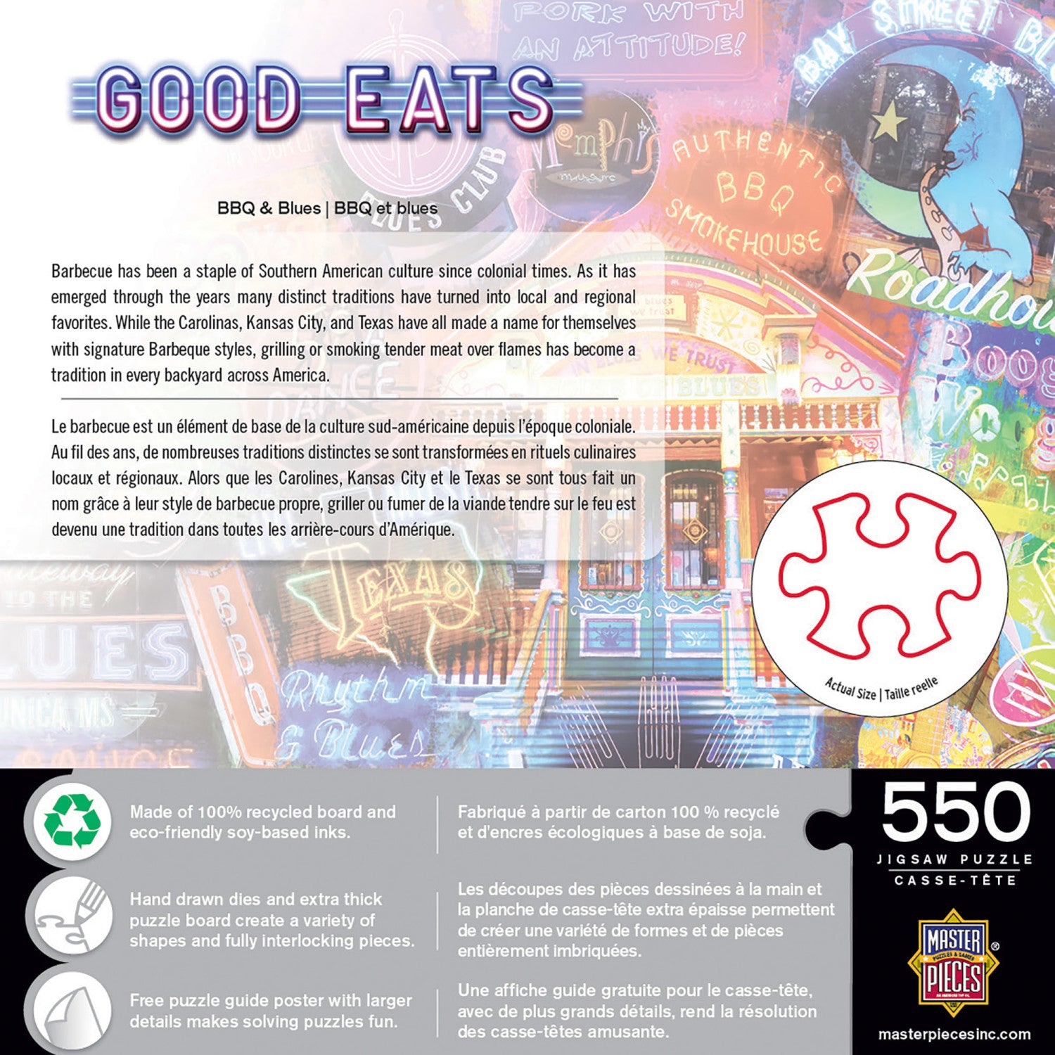 Good Eats - BBQ & Blues 550 Piece Puzzle