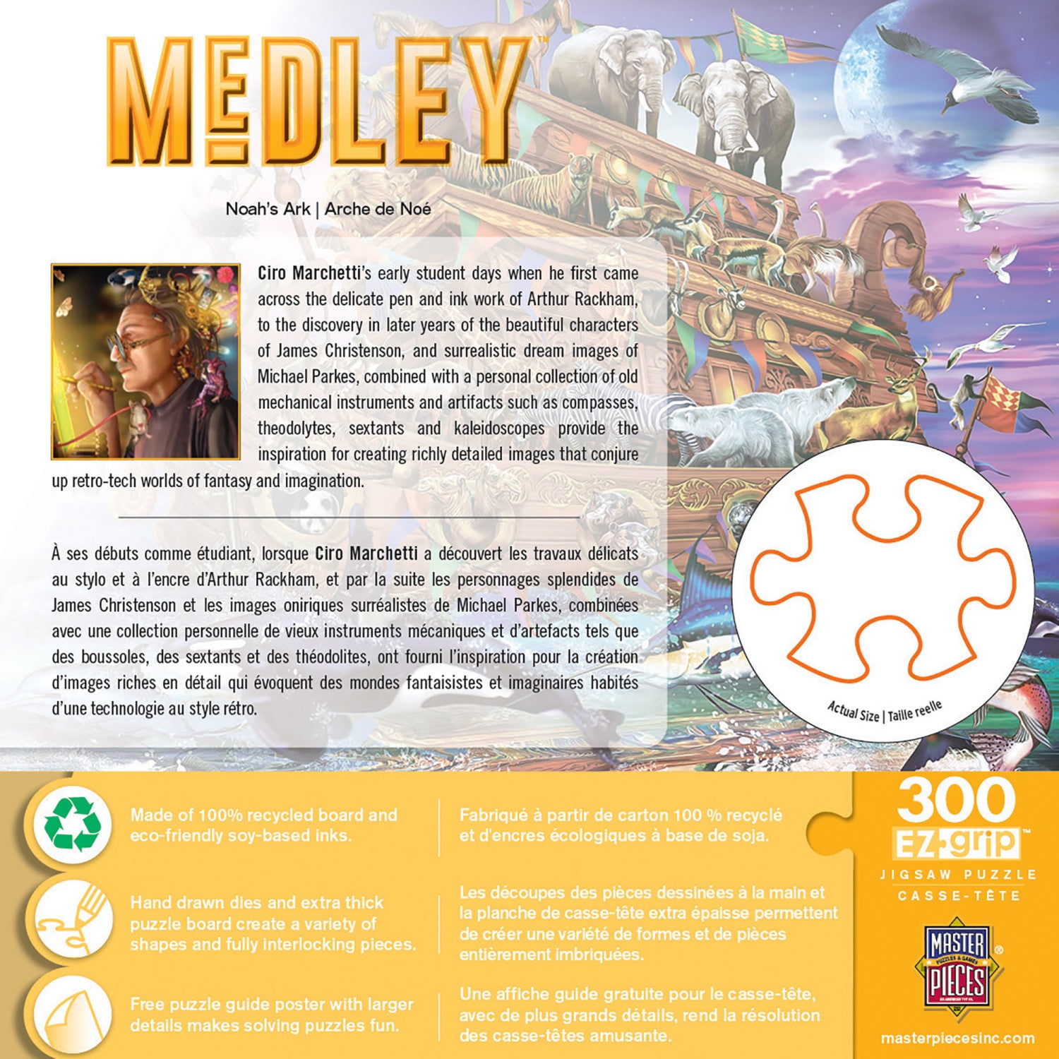 Medley - Noah's Ark 300 Piece EZ Grip Puzzle