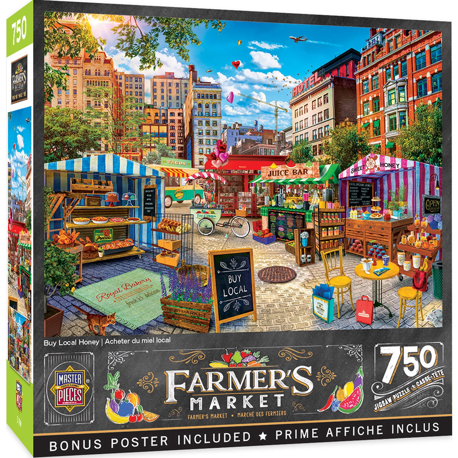 Farmer's Market - Buy Local Honey 750 Piece Jigsaw Puzzle