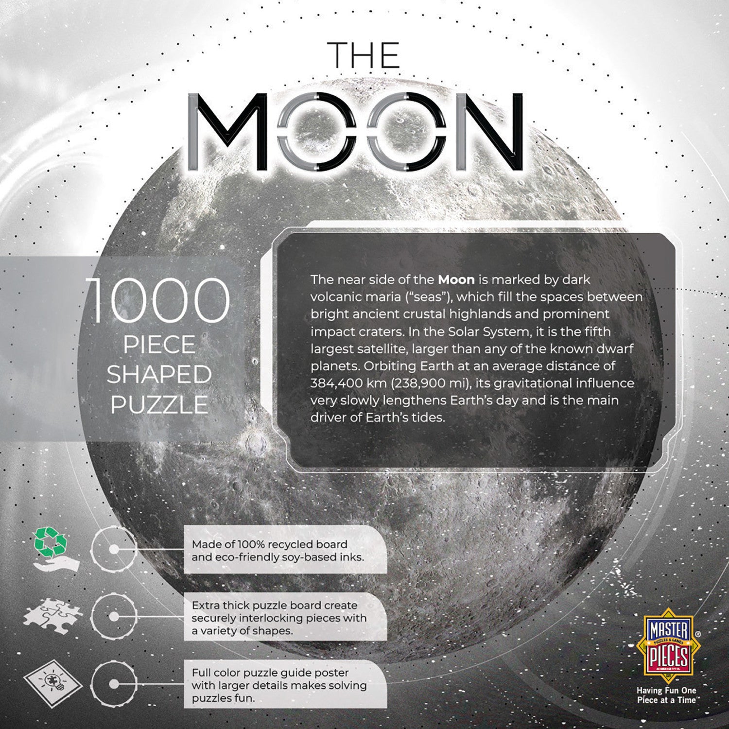 The Moon - 1000 Piece Round Puzzle