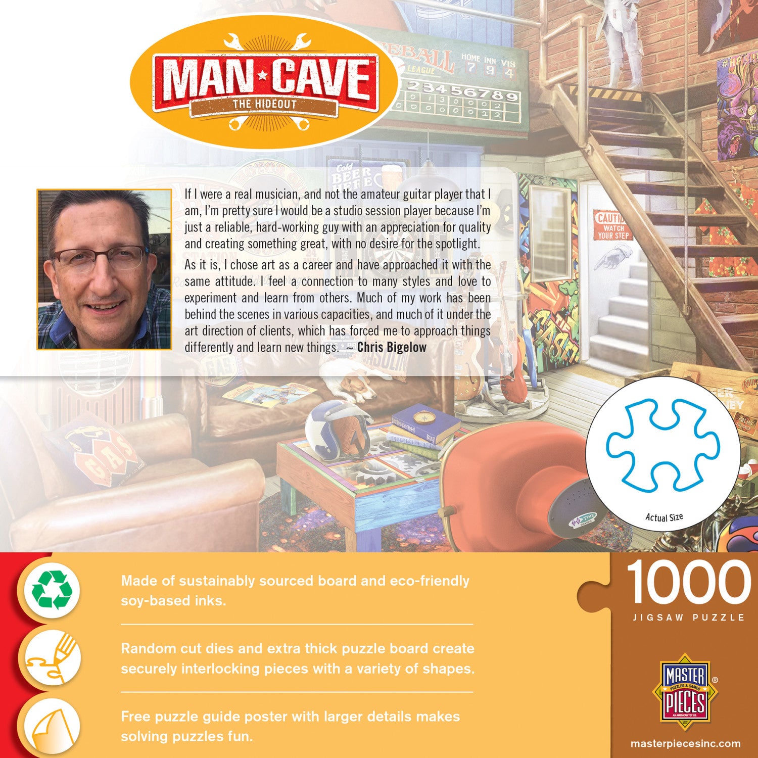 Man Cave - The Hideout 1000 Piece Puzzle