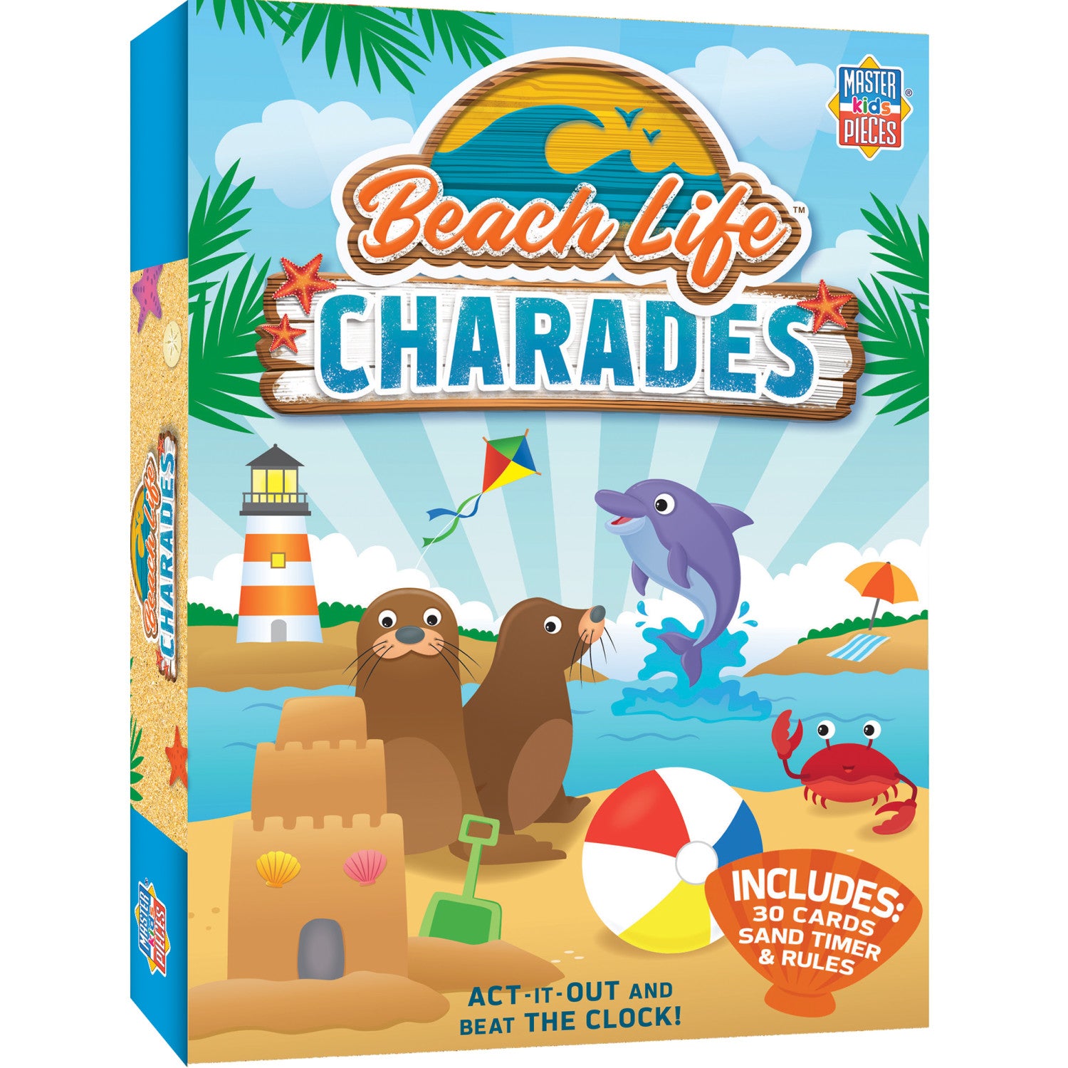 Beach Life Charades Card Game