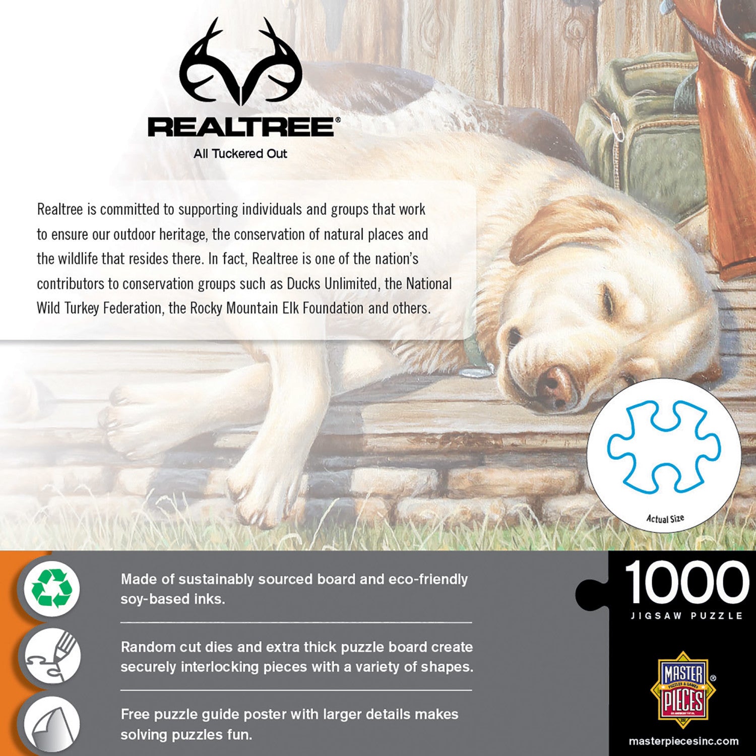 Realtree - All Tuckered Out 1000 Piece Puzzle