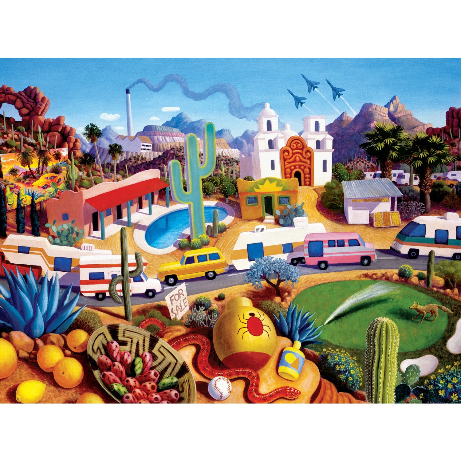 Roadsides of the Southwest - The Land of AZ 550 Piece Puzzle