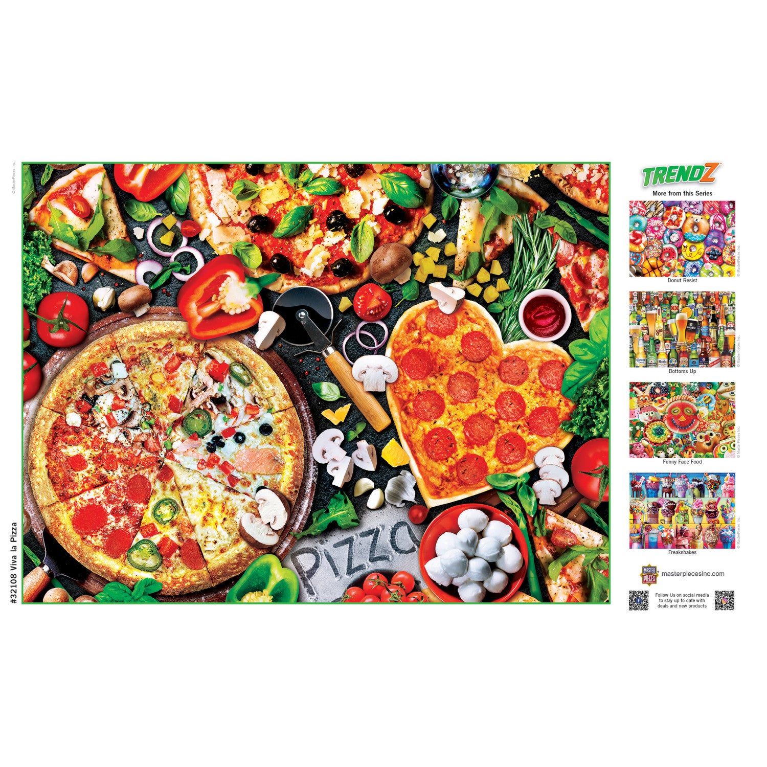 Trendz - Viva La Pizza 300 Piece EZ Grip Puzzle