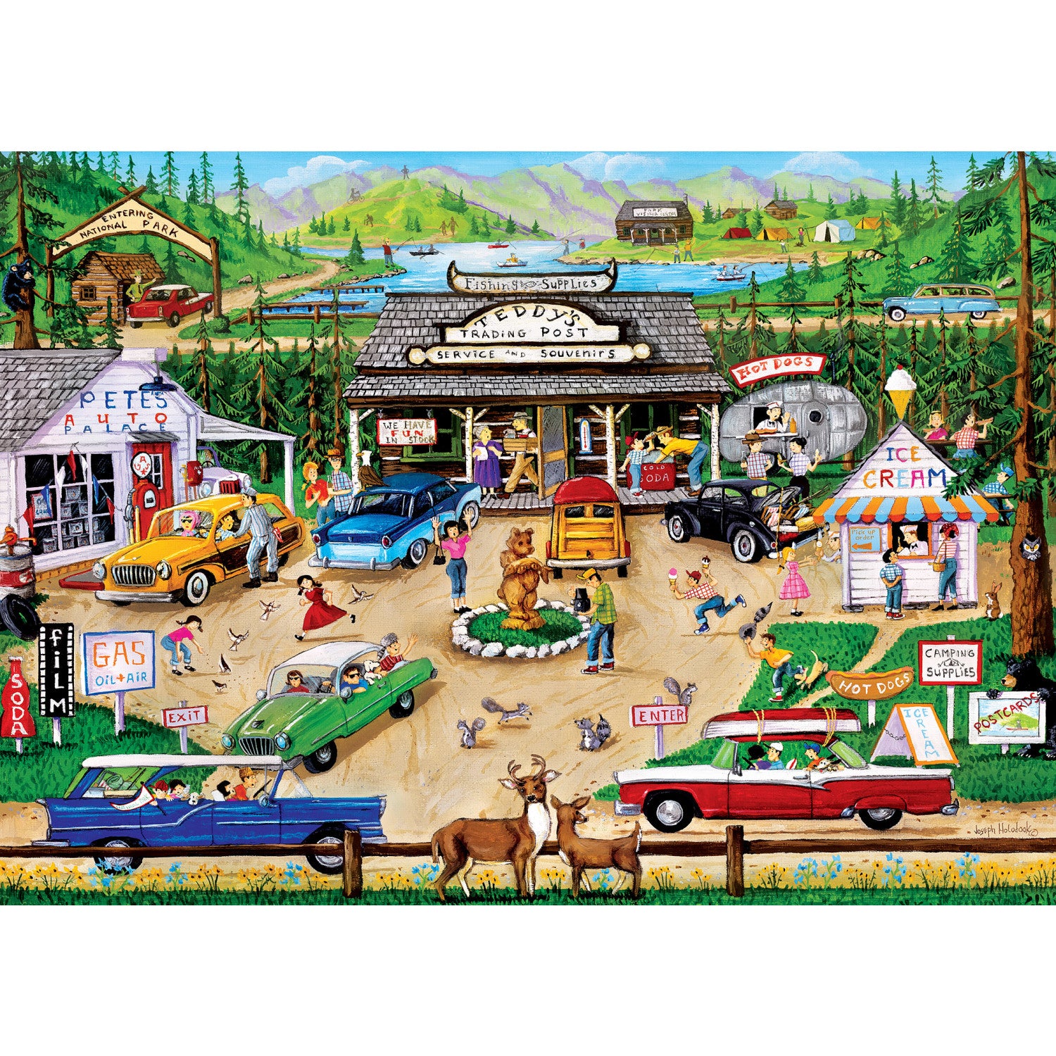 Greetings From - The National Parks 500 Piece Puzzle