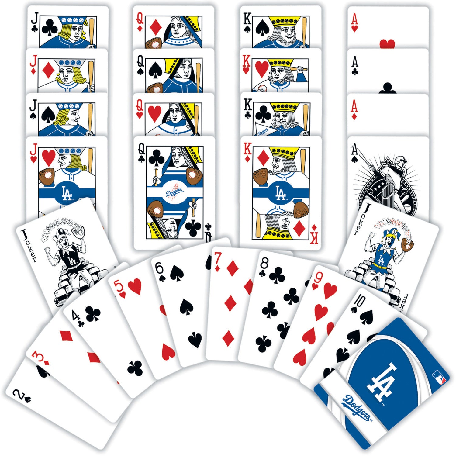 Los Angeles Dodgers MLB Playing Cards