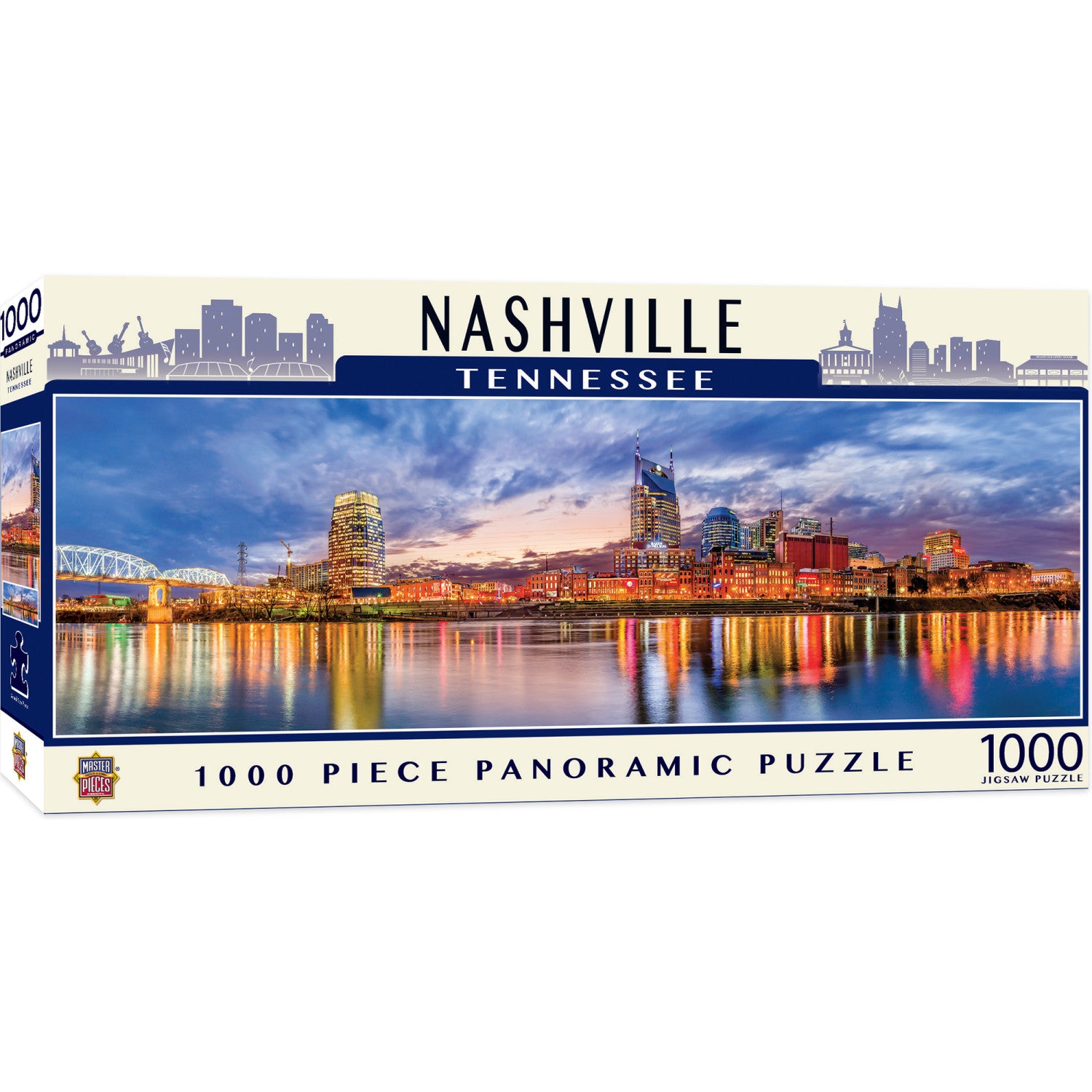 American Vista Panoramic - Nashville 1000 Piece Puzzle