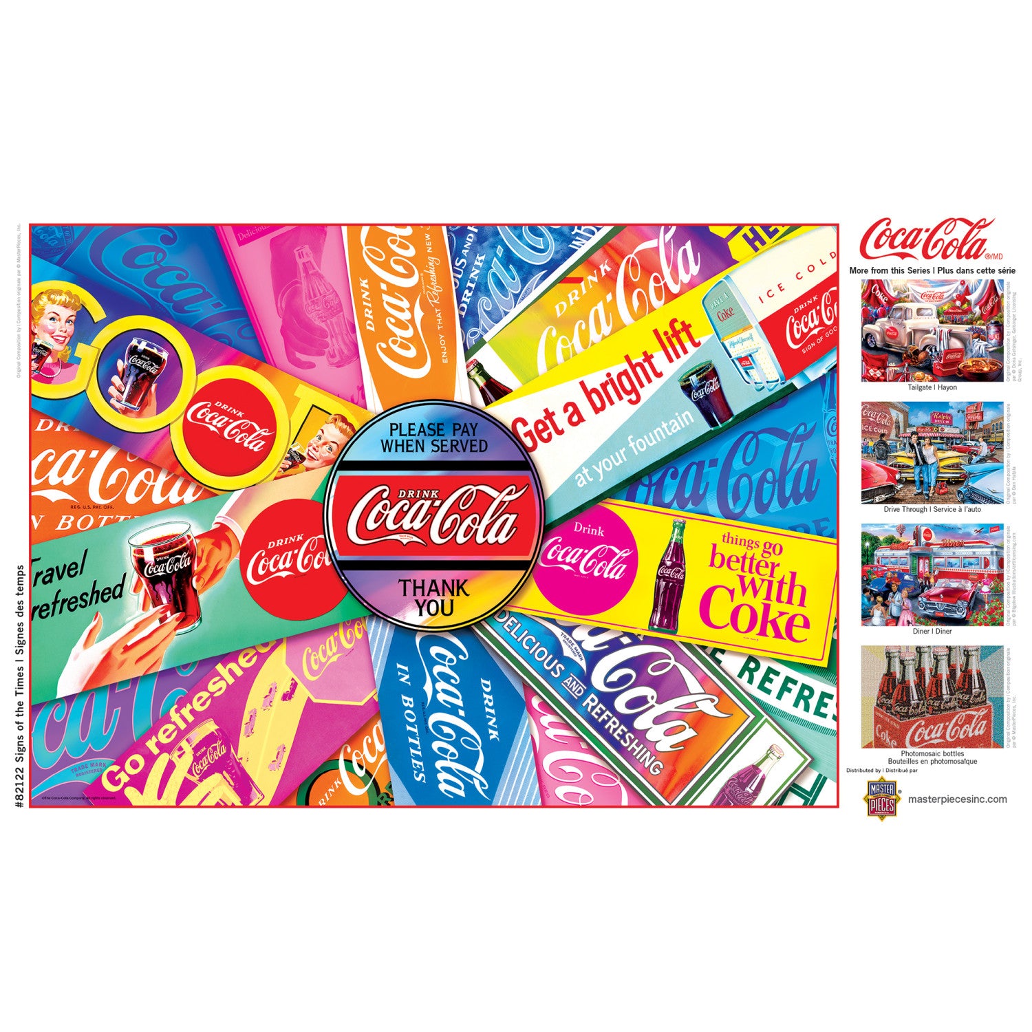 MasterPieces Photomosaic Coca-Cola® Mosaic Bottles Jigsaw Puzzle, 1000 pc -  Foods Co.