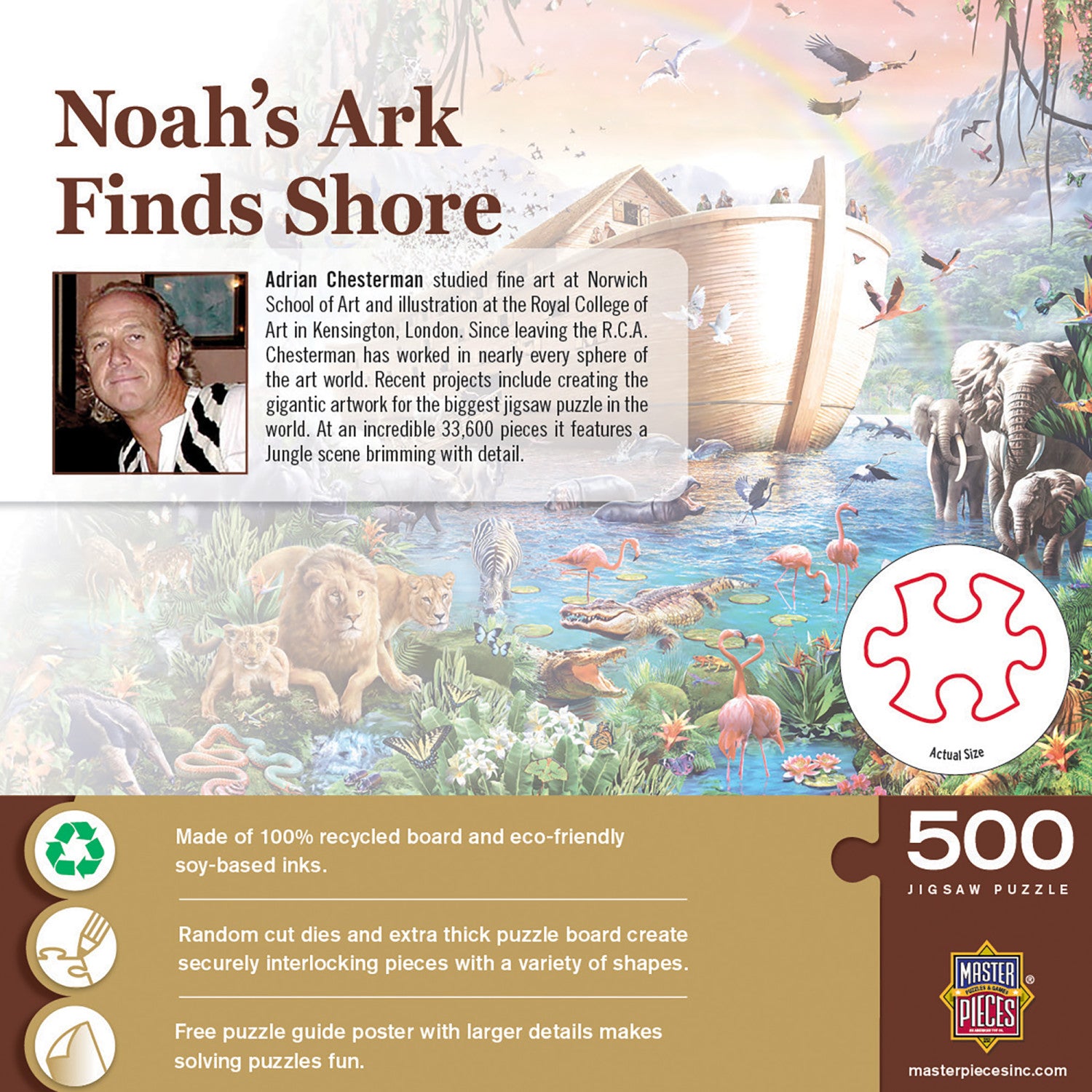 Noah's Ark Finds Shore 500 Piece Jigsaw Puzzle