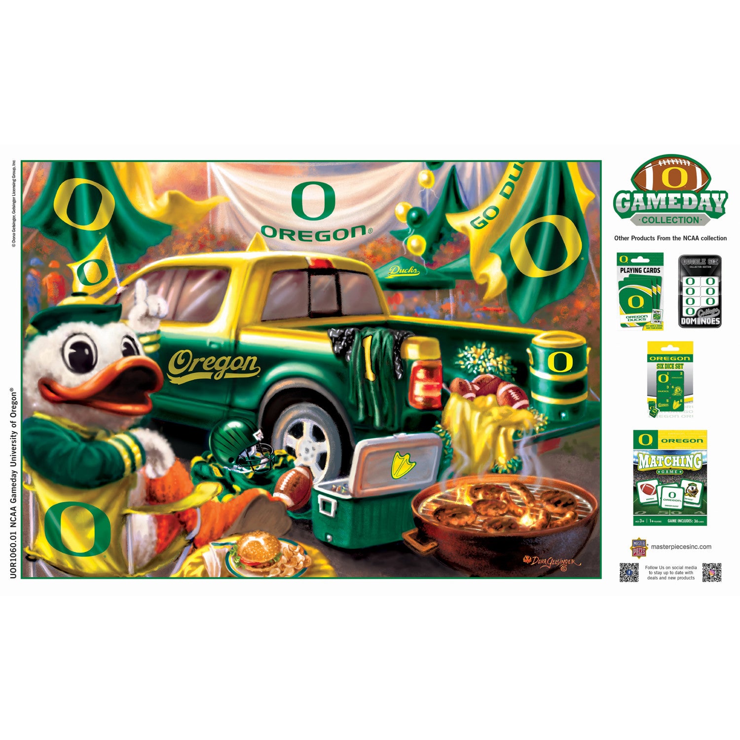 Oregon Ducks - Gameday 1000 Piece Jigsaw Puzzle