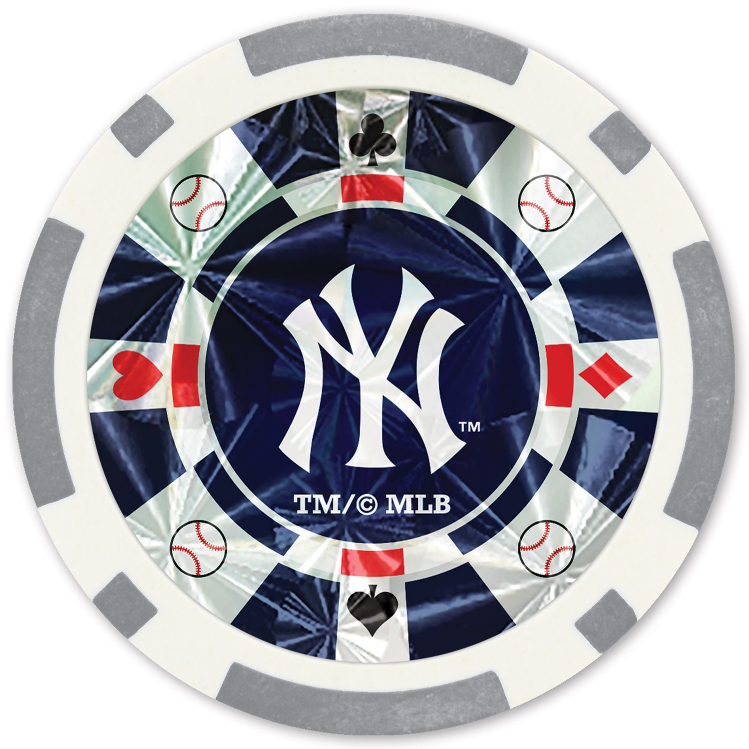 New York Yankees MLB Poker Chips 20pc