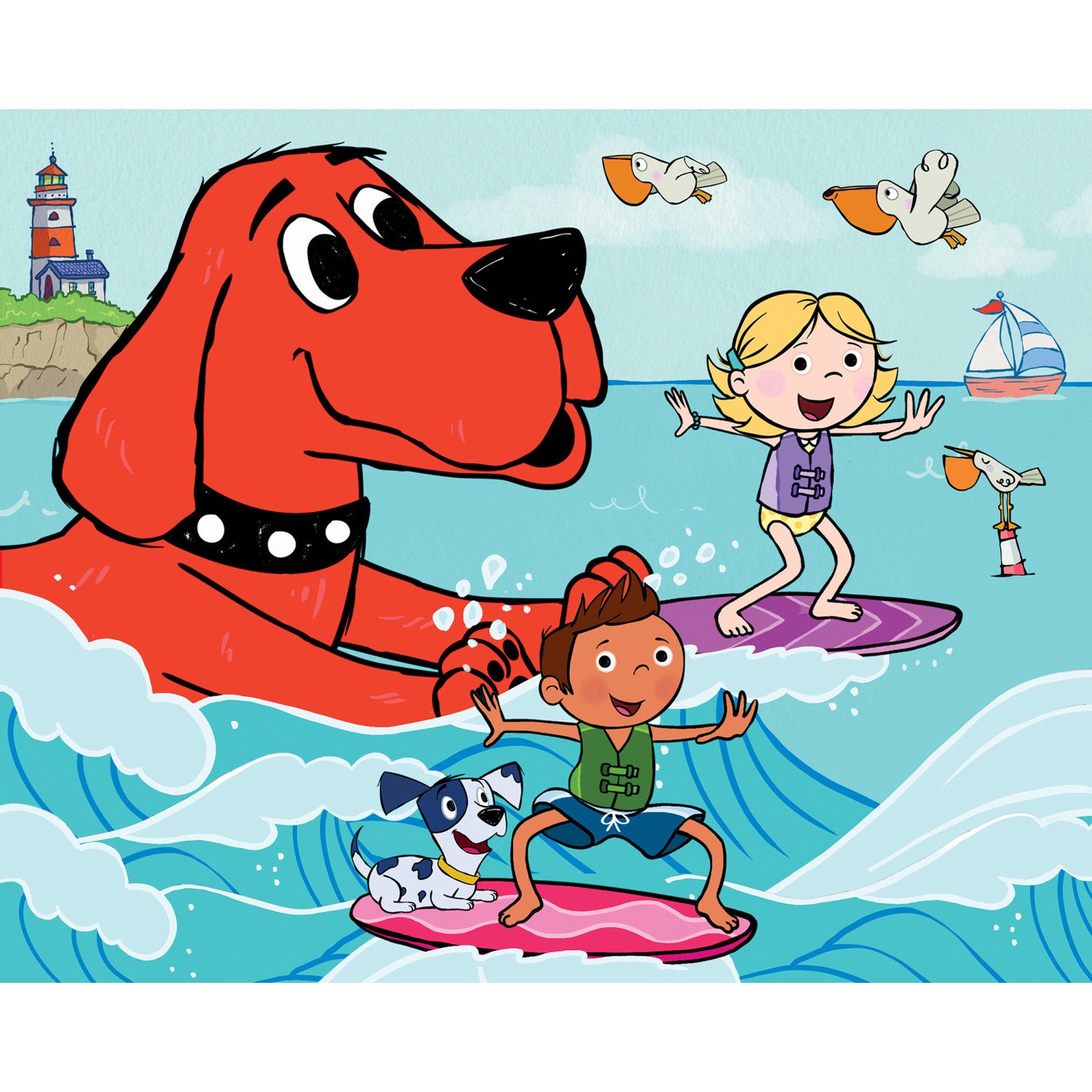 Clifford 100 Piece Jigsaw Puzzles 4-Pack