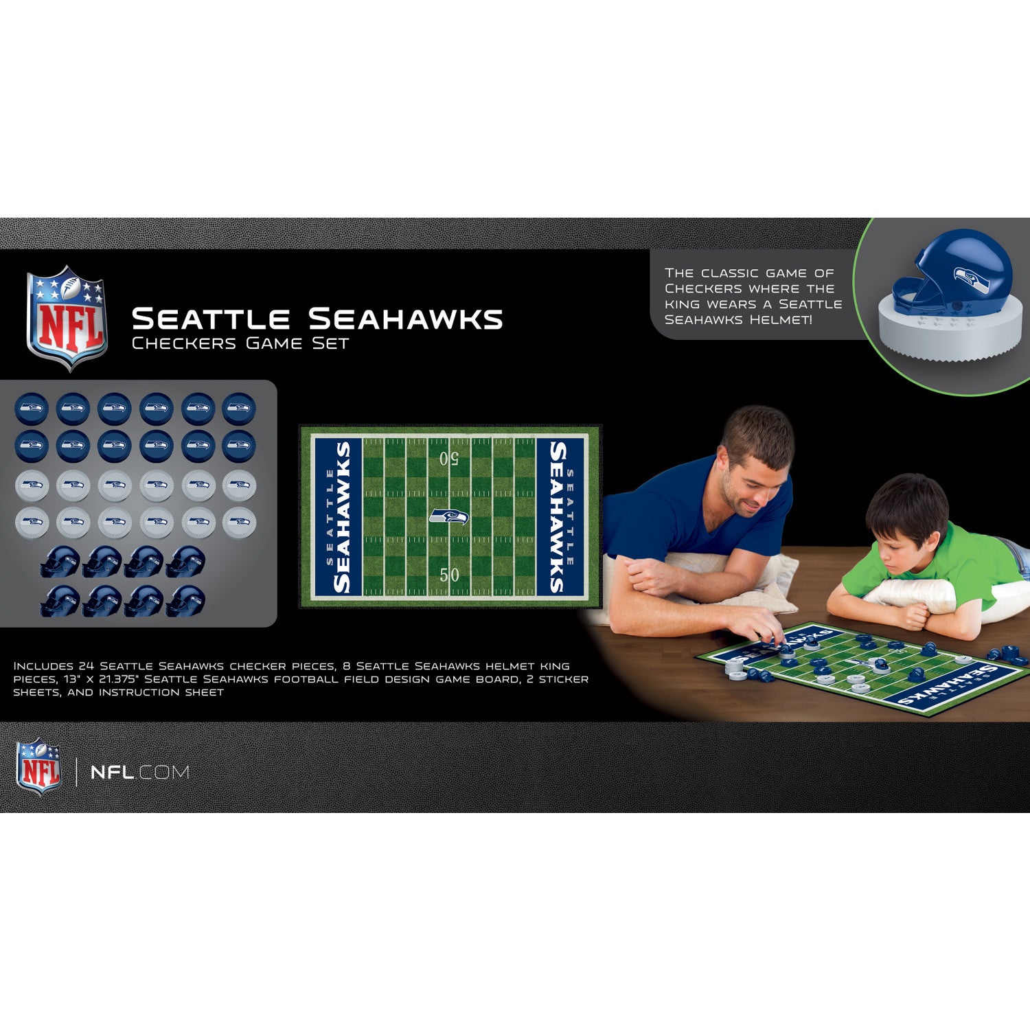 Seattle Seahawks Checkers
