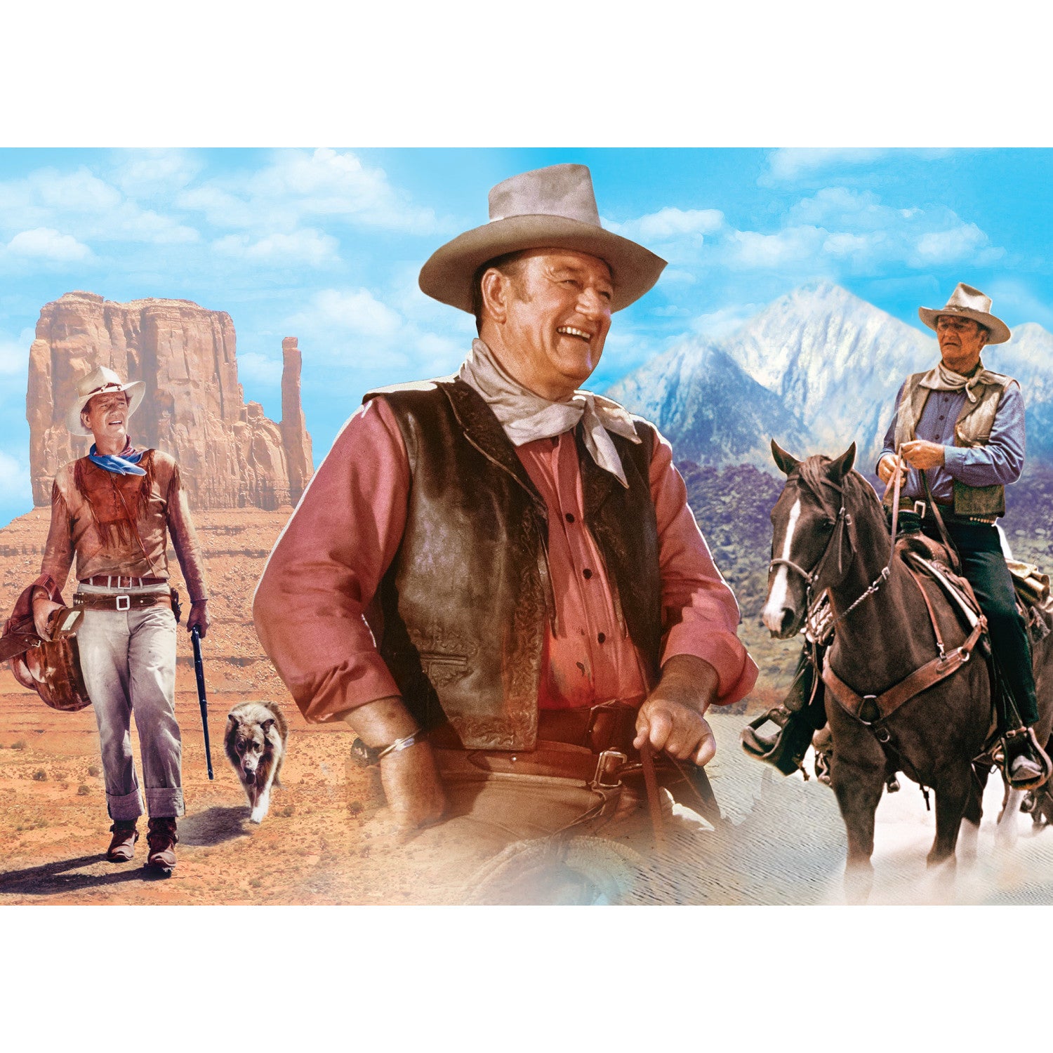 John Wayne - On the Trail 1000 Piece Puzzle