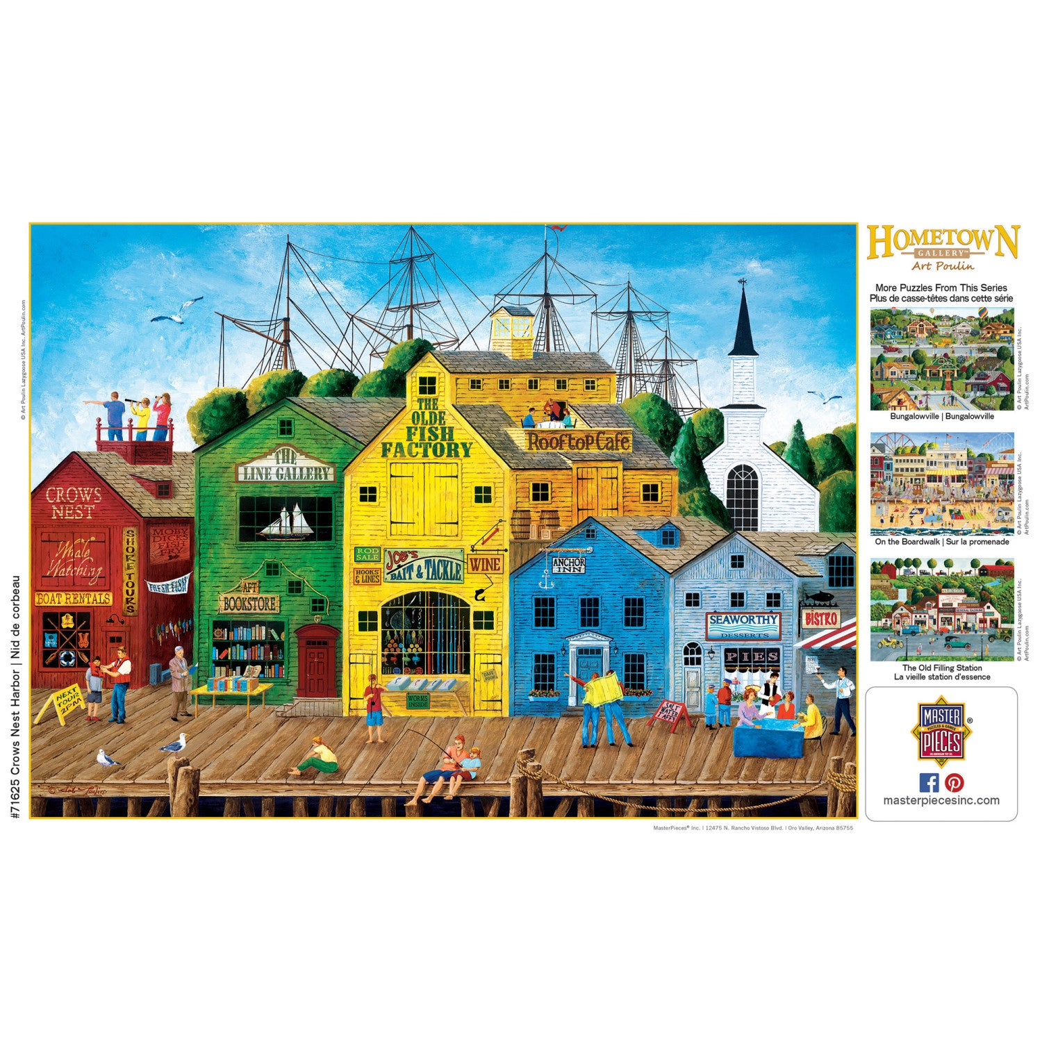Hometown Gallery - Crows Nest Harbor 1000 Piece Jigsaw Puzzle