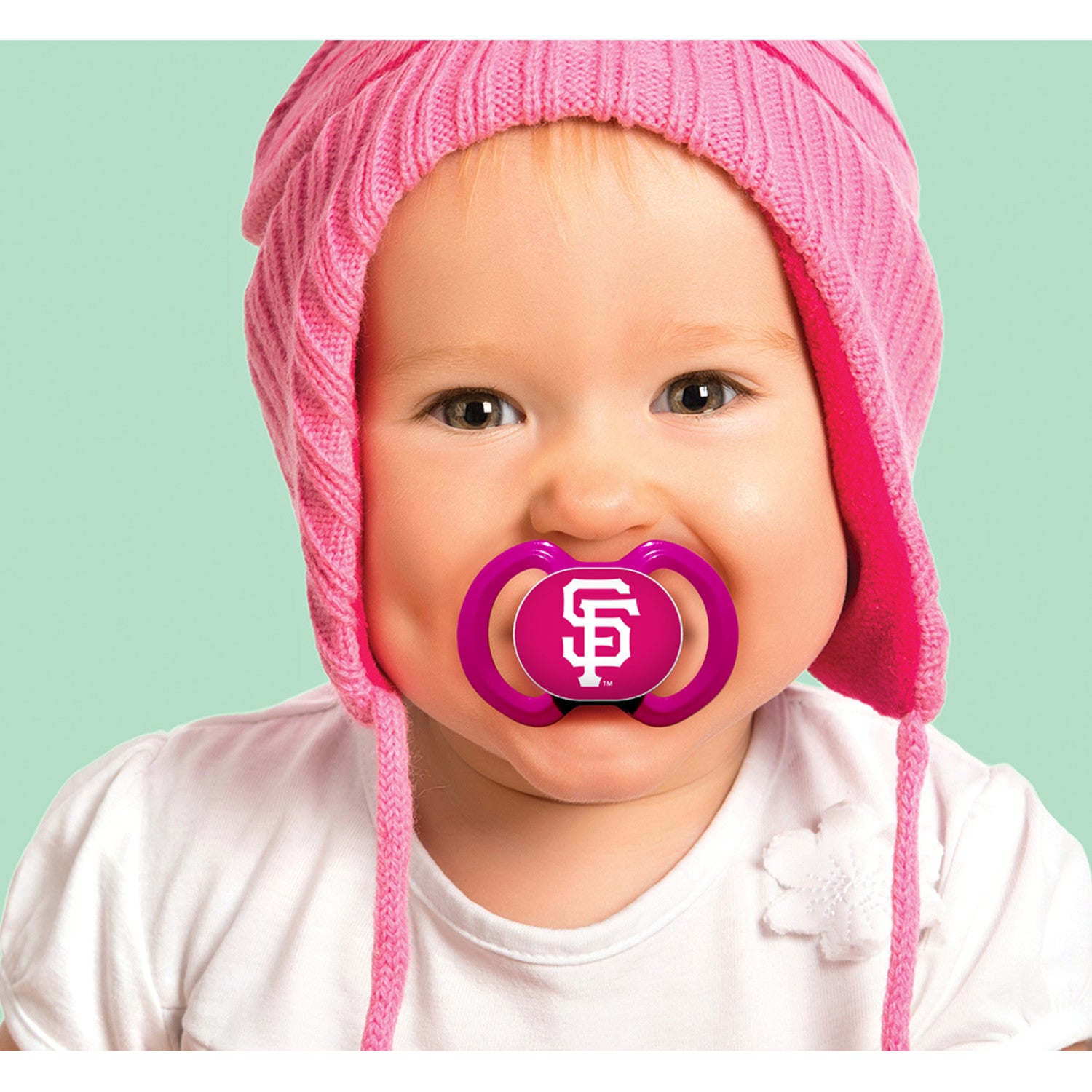 San Francisco Giants - Pink Pacifier 2-Pack