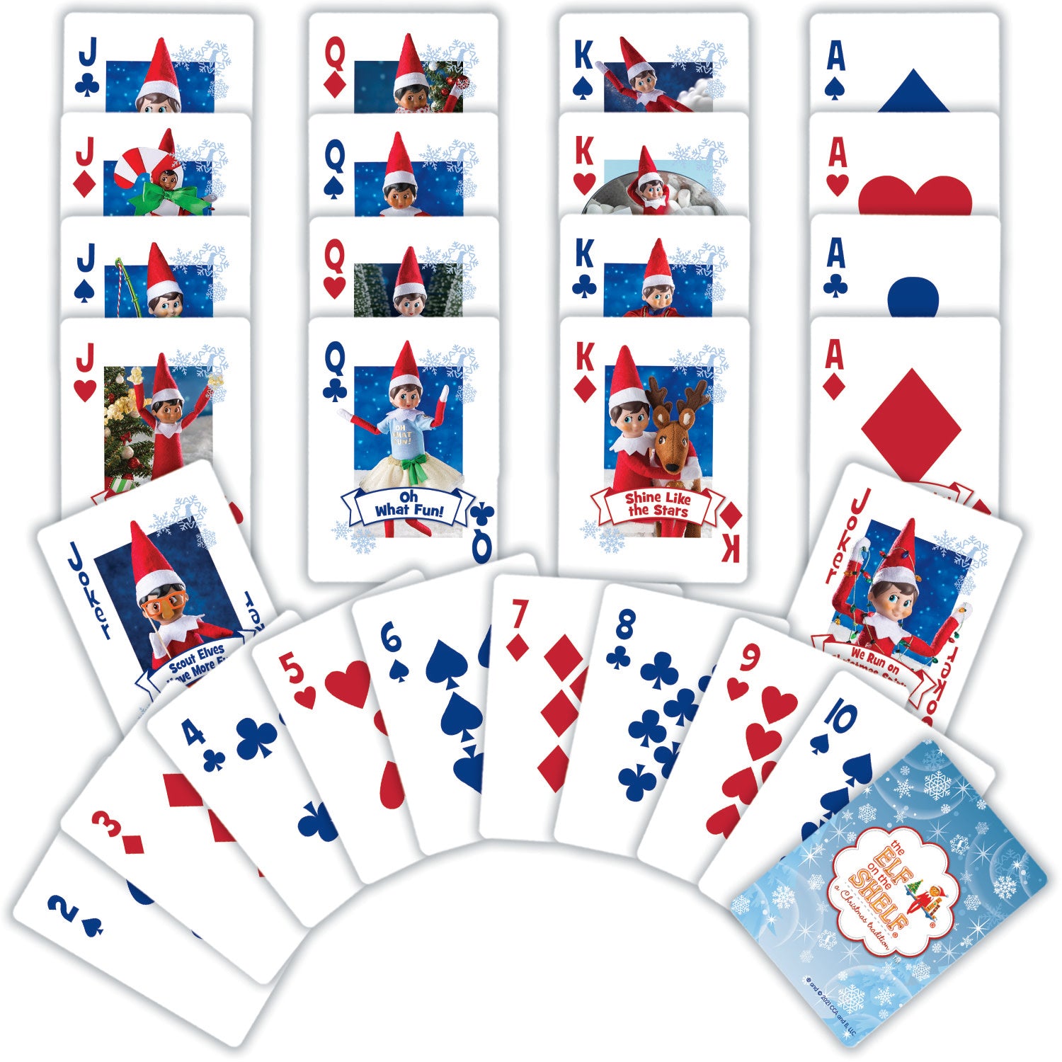 Elf on the Shelf - Supersized Playing Cards