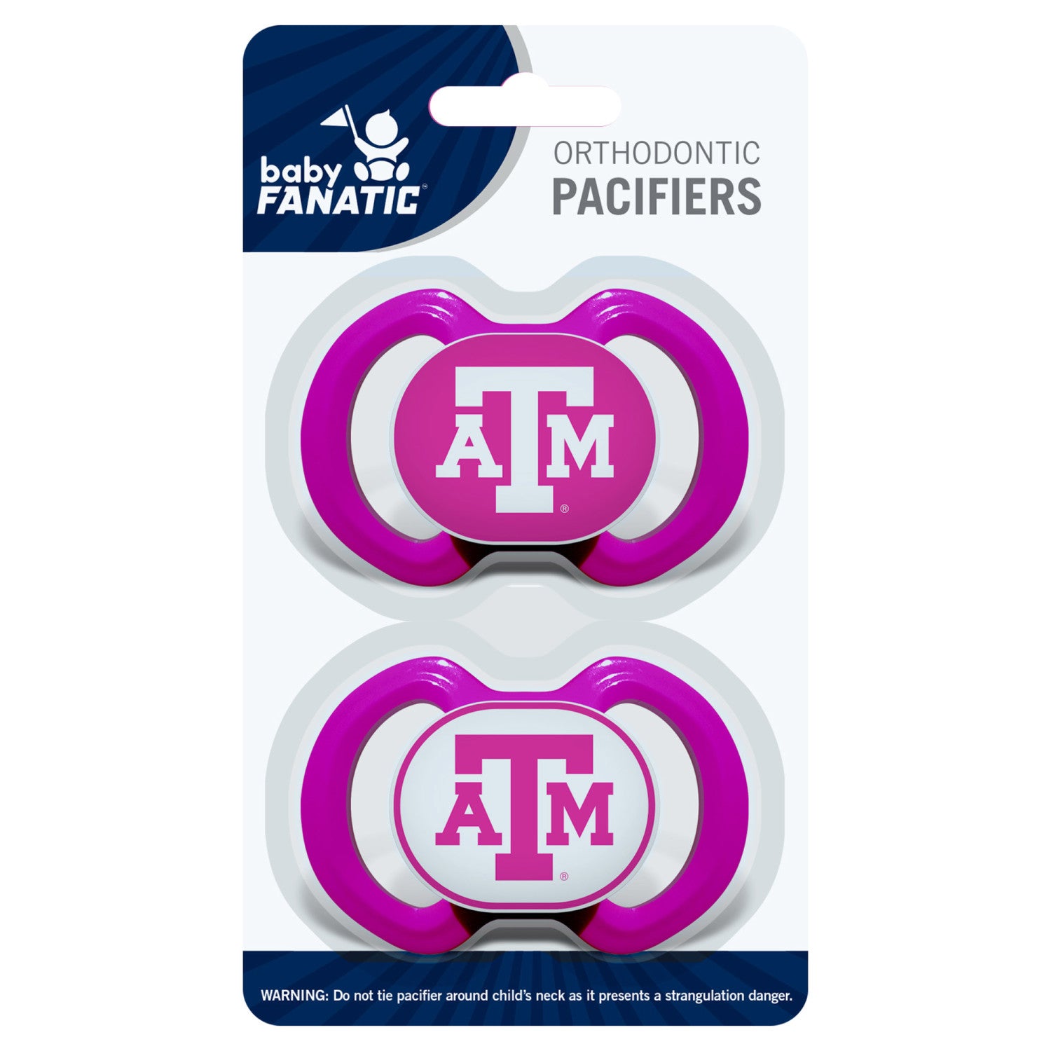 Texas A&M Aggies NCAA Pacifier 2-Pack - Pink