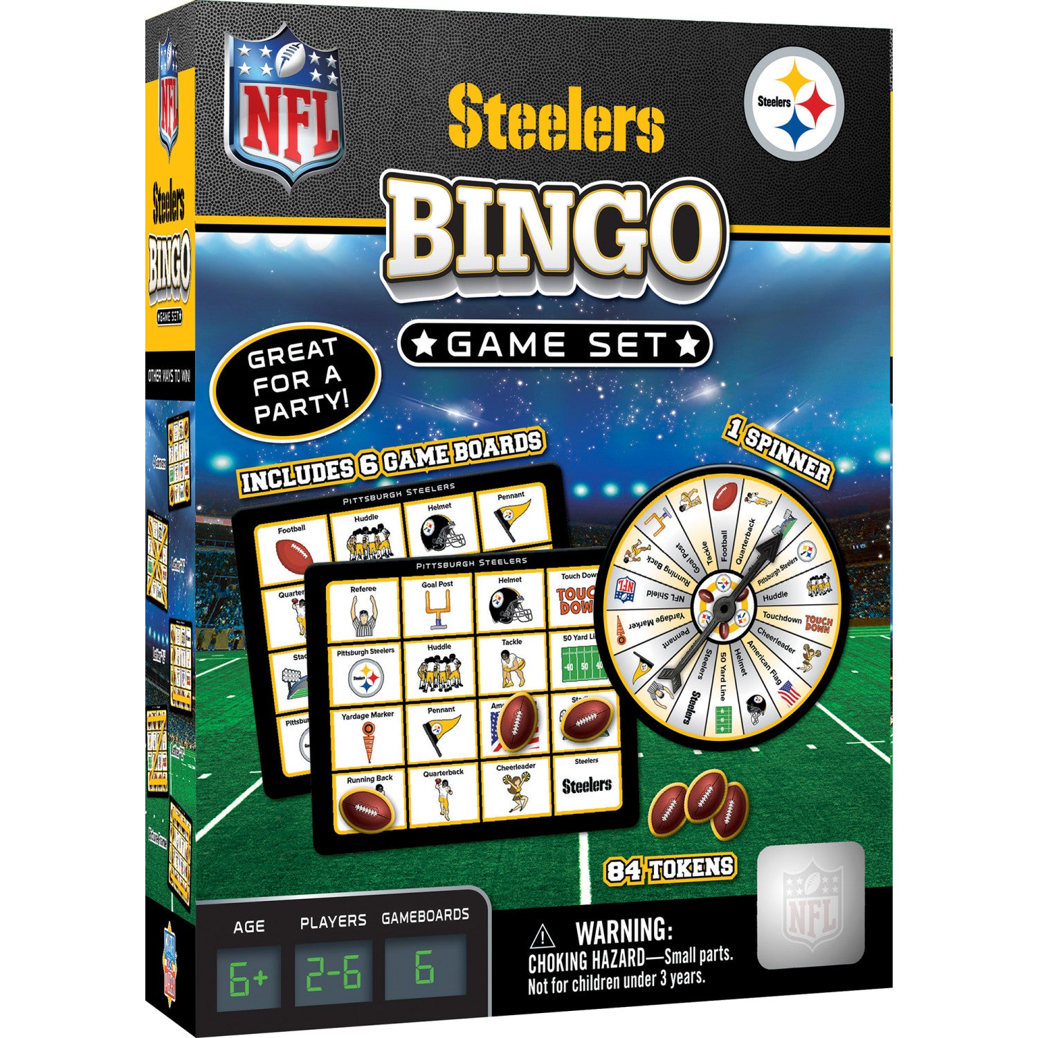 Pittsburgh Steelers Bingo Game