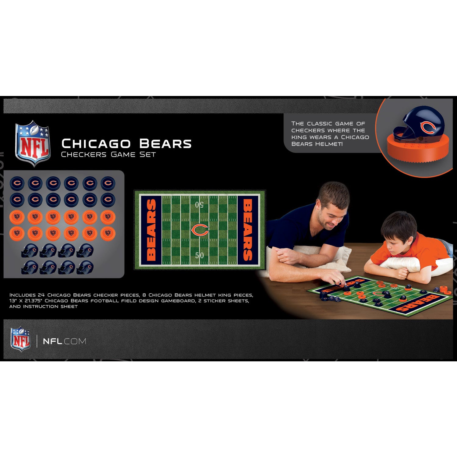 Chicago Bears Checkers